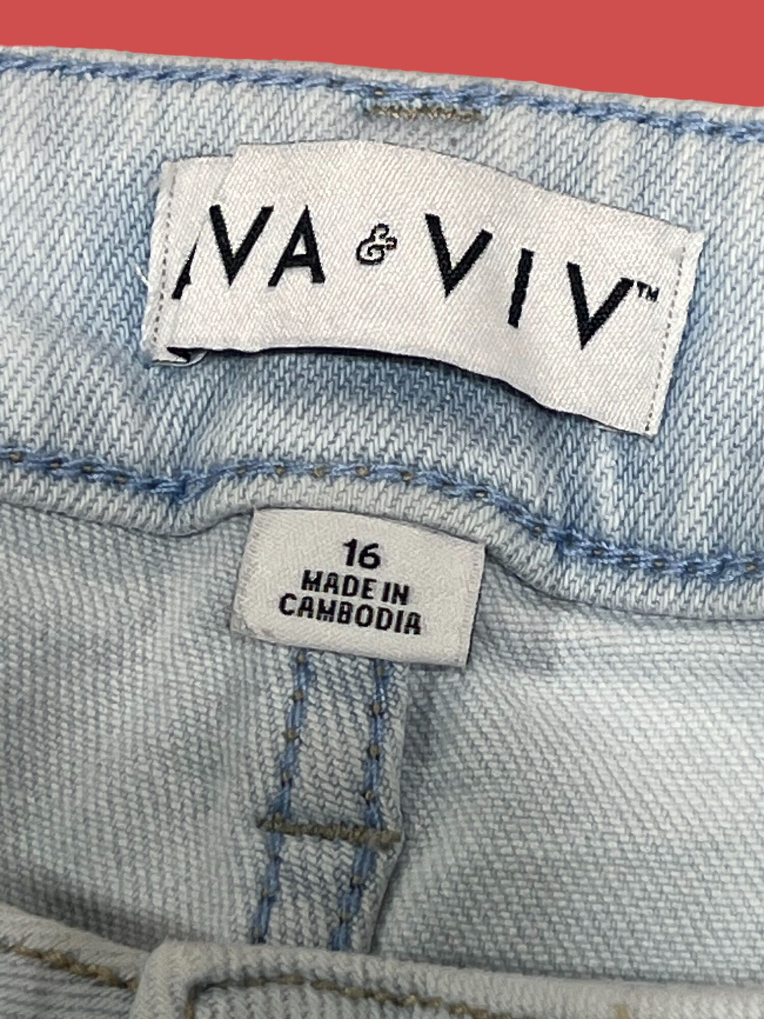 Other Ava & Viv - Women's High-Rise Bermuda Jean Shorts - 7in inse Size 38" / US 16 / IT 52 - 9 Thumbnail
