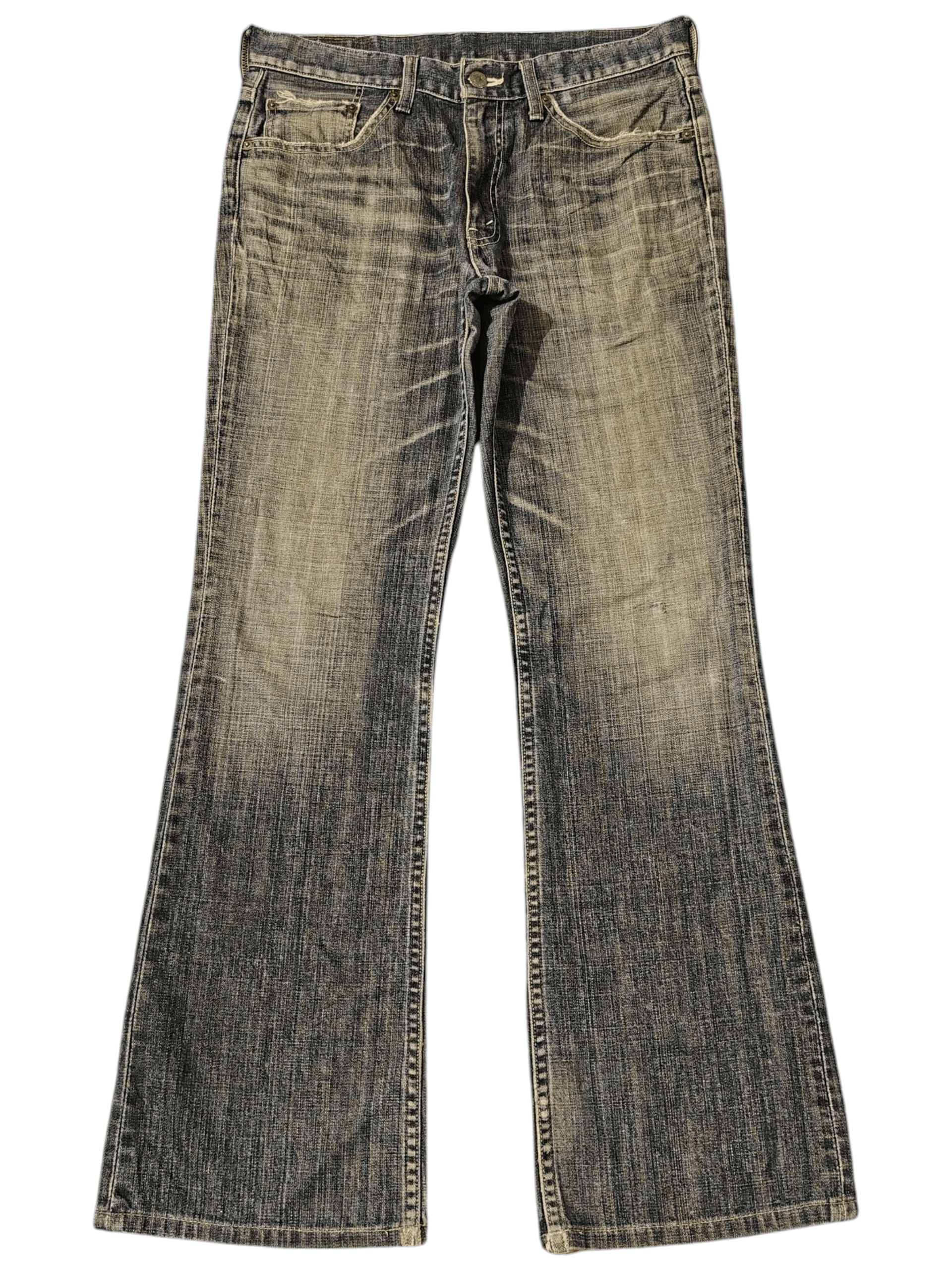 Vintage Distressed Levi's Flared Japan Jeans Size US 31 - 2 Thumbnail