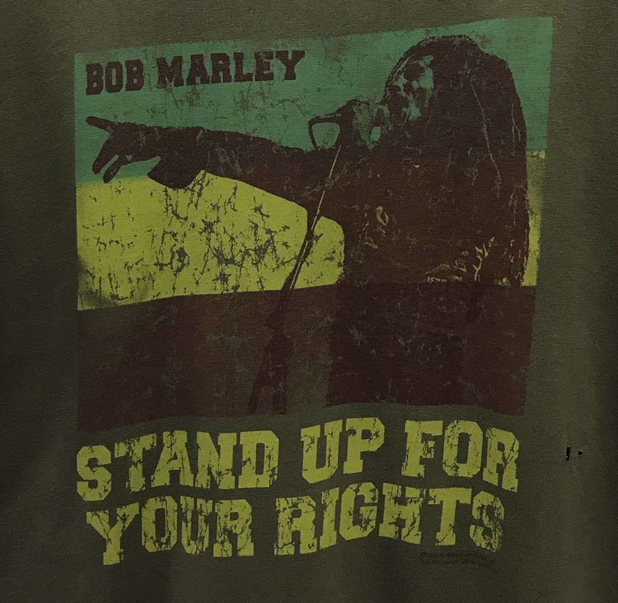Bob Marley × Vintage × Zion Rootswear Zion Rootwear Bob Marley Stand Up For Your Rights Shirt Size US L / EU 52-54 / 3 - 3 Thumbnail