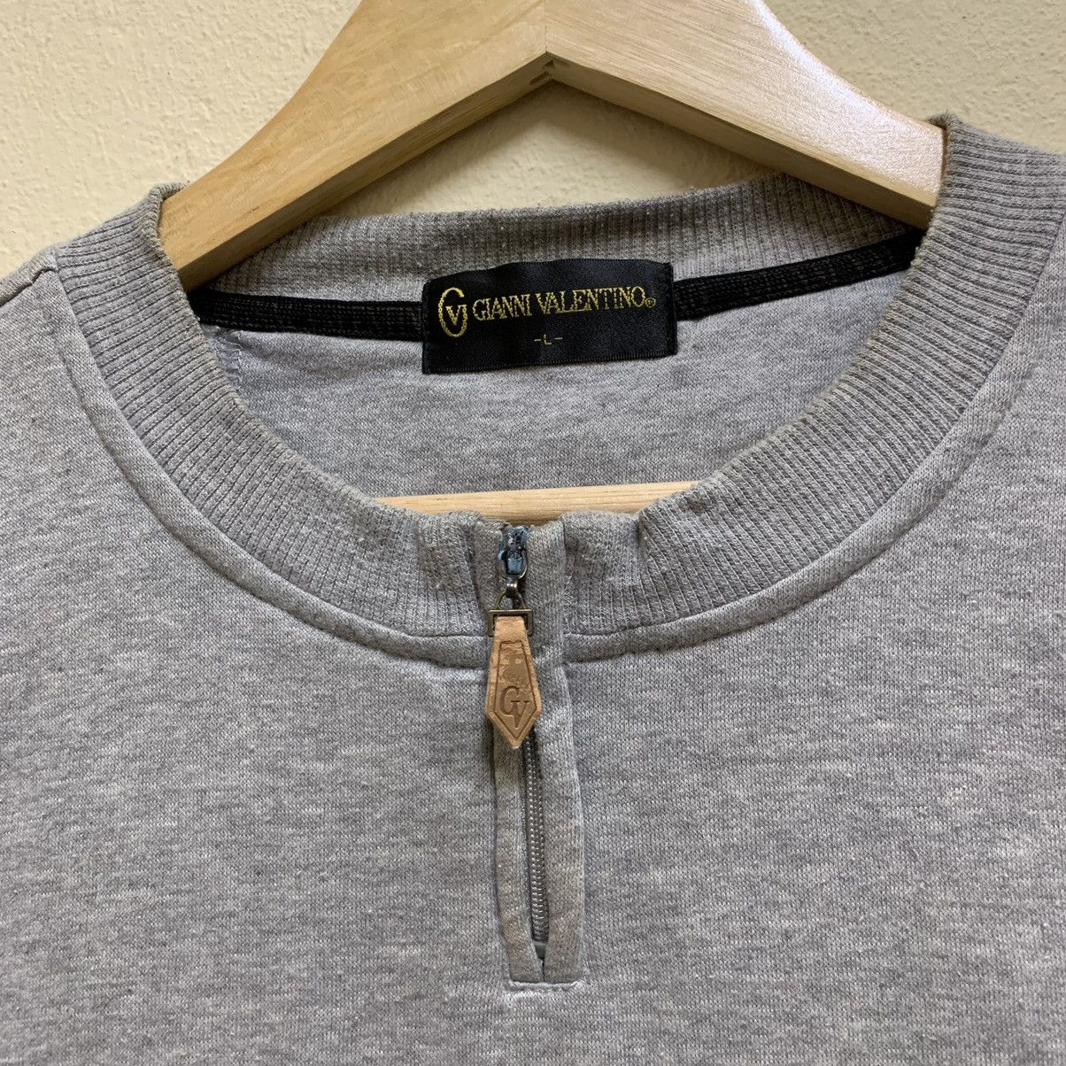 Gianni Valentino × Valentino × Vintage Vintage 90s GIANNI VALENTINO Embroidered logo Sweatshirt Size US L / EU 52-54 / 3 - 6 Thumbnail