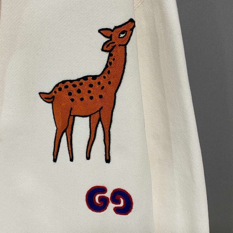 Gucci GUCCI Hoodie with Deer Logo-2505 Size XS / US 0-2 / IT 36-38 - 2 Thumbnail