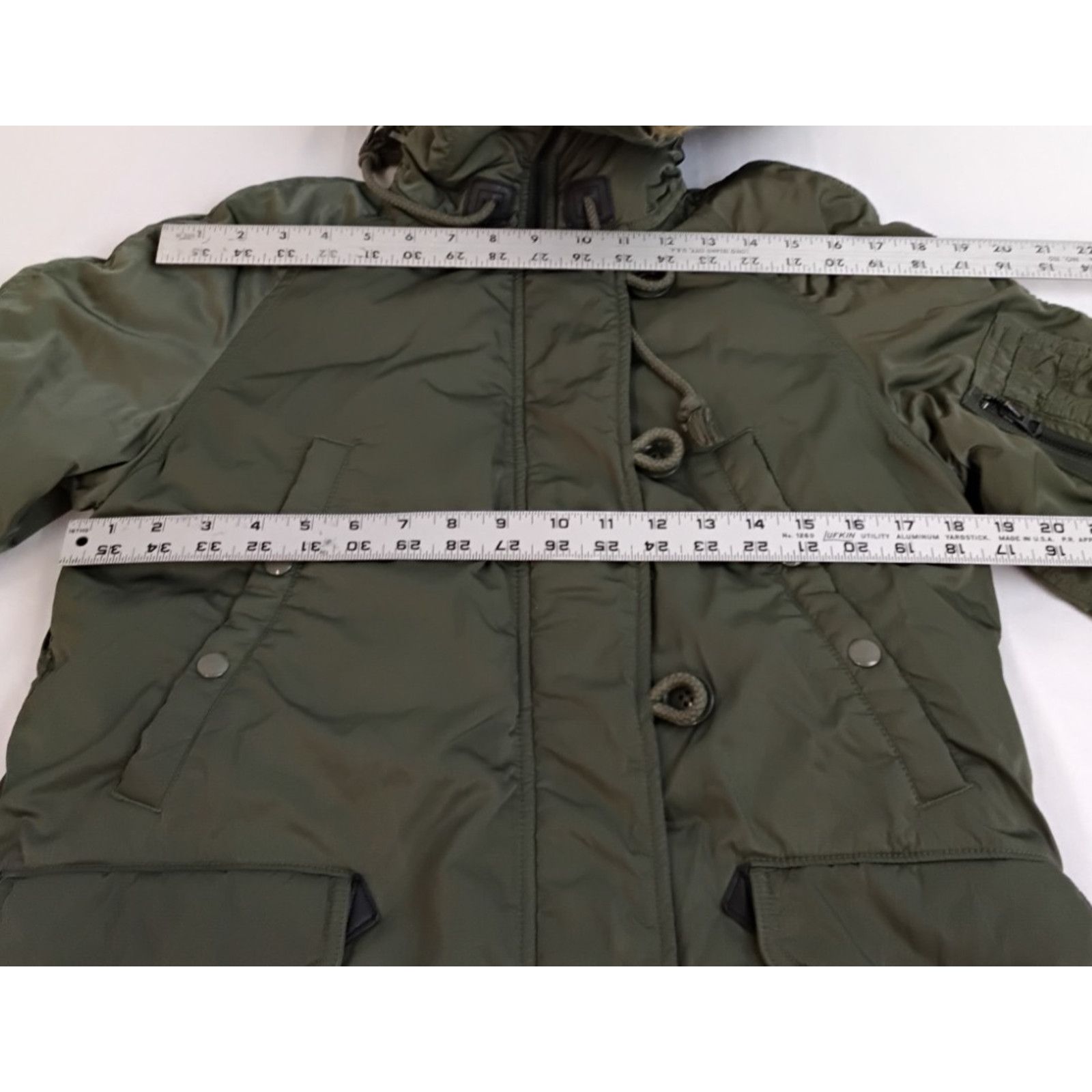 Ralph Lauren Ralph Lauren Denim & Supply Parka Women's S Green Faux Ruff Size S / US 4 / IT 40 - 17 Thumbnail