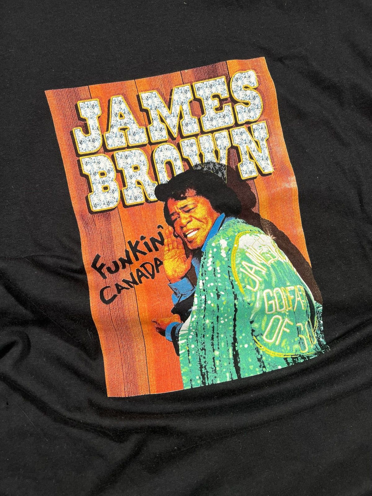 Band Tees Vintage James Brown Funkin Canada Tour T Shirt Size US XL / EU 56 / 4 - 2 Thumbnail
