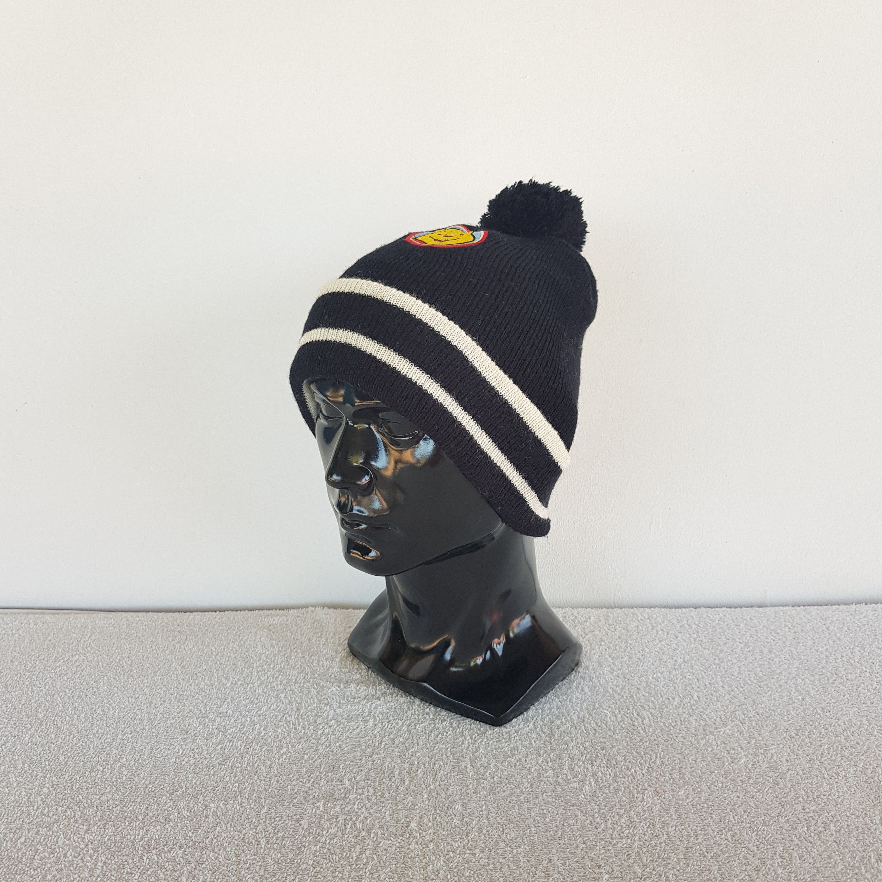 Disney Vintage Pooh Beanie Cartoon Snow Caps Ribbed Knit Hats. Size ONE SIZE - 1 Thumbnail