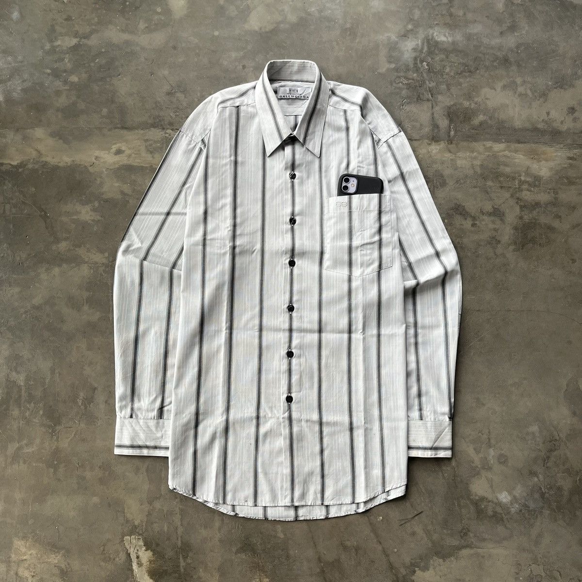 Balenciaga Balenciaga Pour Homme Pocket Stripe Size US M / EU 48-50 / 2 - 1 Thumbnail