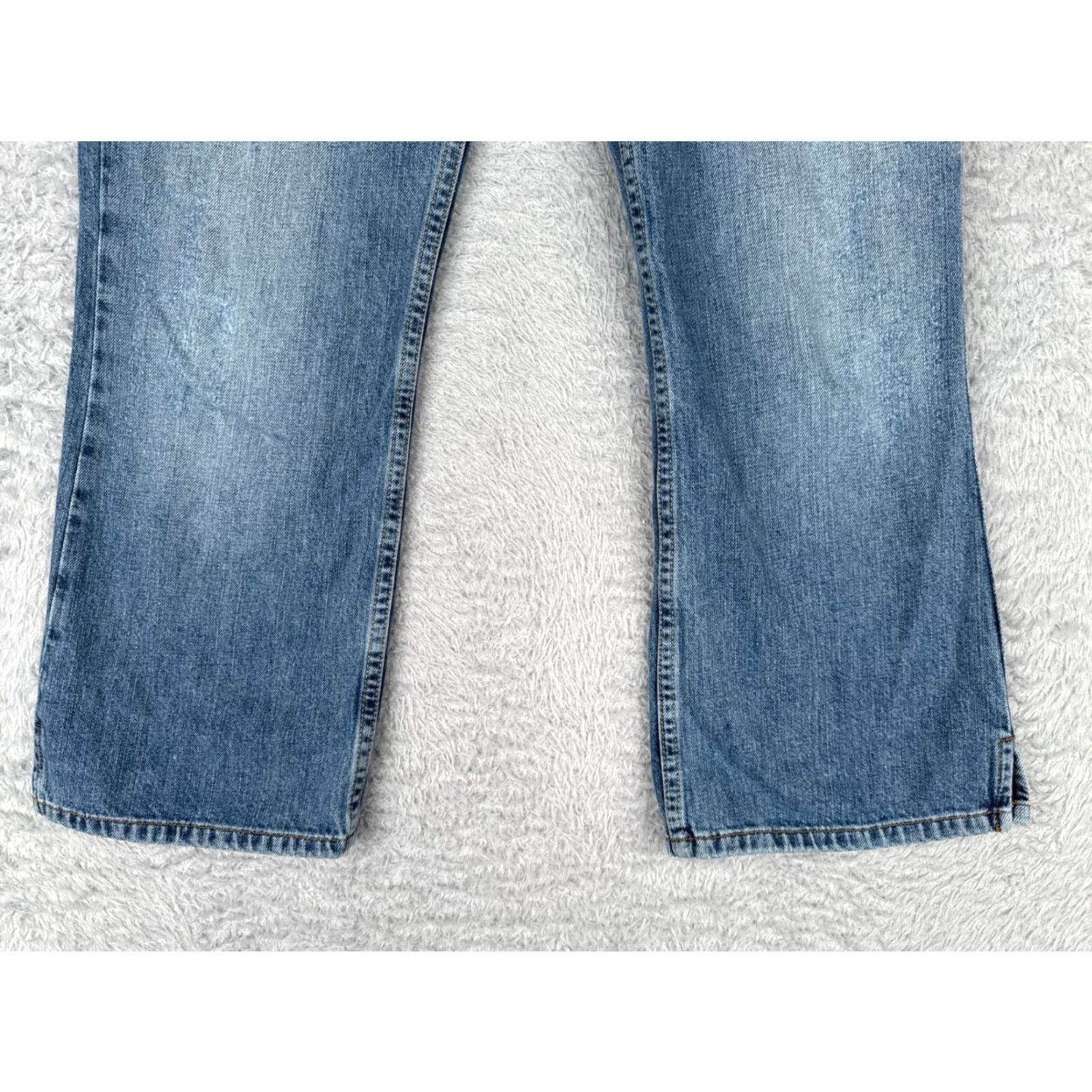 Lucky Brand VINTAGE Lucky Brand Jeans Women 8 Blue Denim Cropped 29x24 Casual Classic 5-Pocket Womens Size 30" / US 8 / IT 44 - 2 Thumbnail