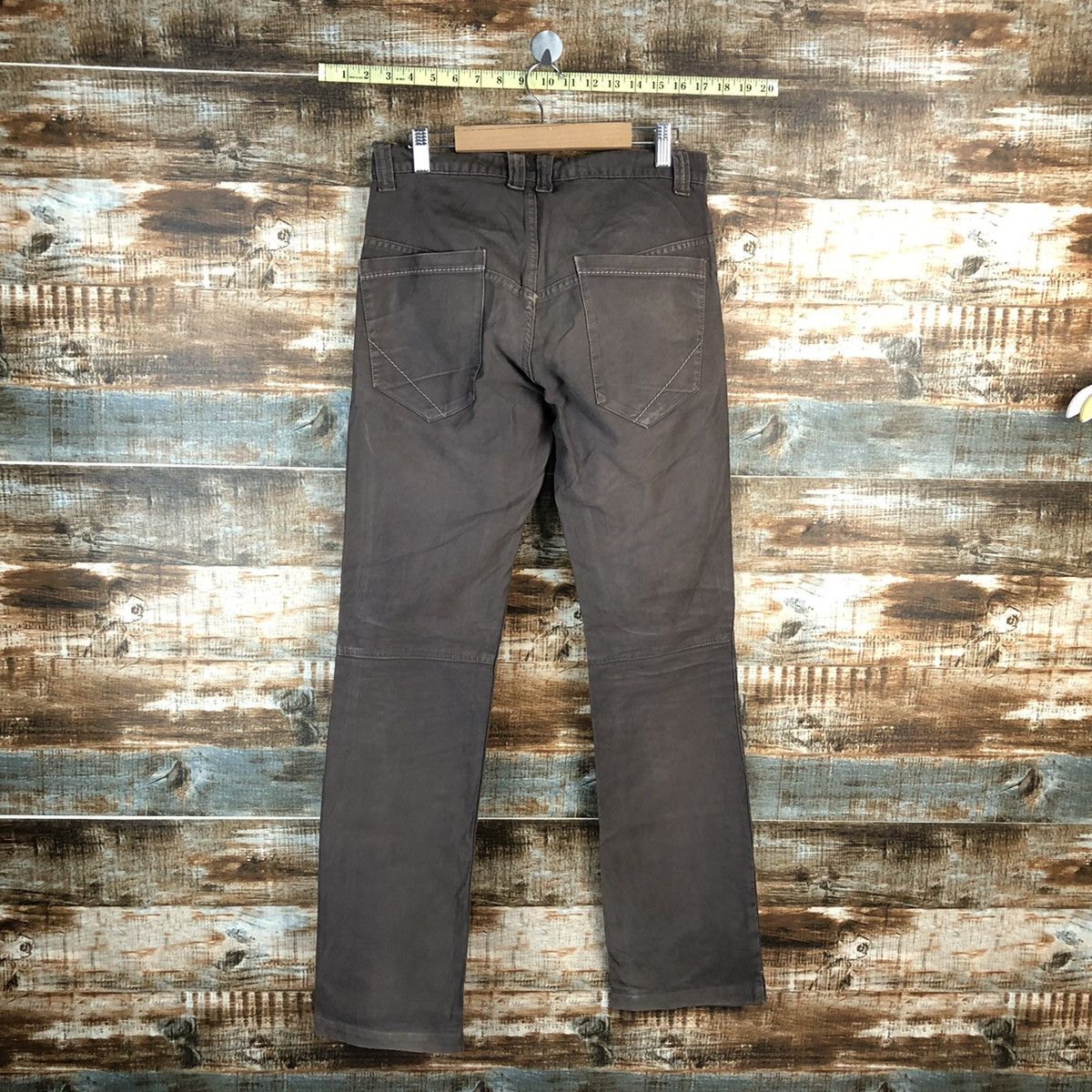 Japanese Brand Cau ooo Brown vintage Casual Pants #A1425 Size US 30 / EU 46 - 13 Thumbnail