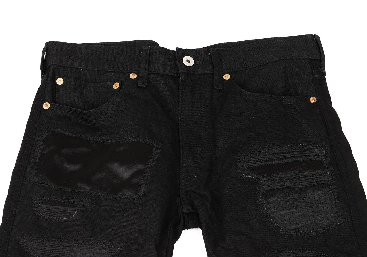 Junya Watanabe Cotton Patch Design Tapered Pants in Black, Size XS Size US 30 / EU 46 - 3 Thumbnail