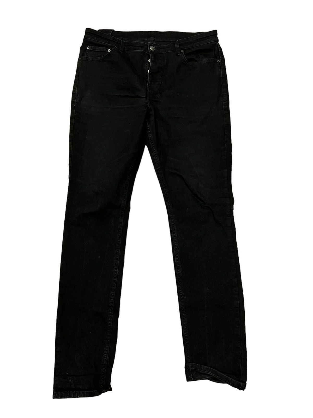 image of Ksubi Mens Black Skinny Jeans (Size 36)