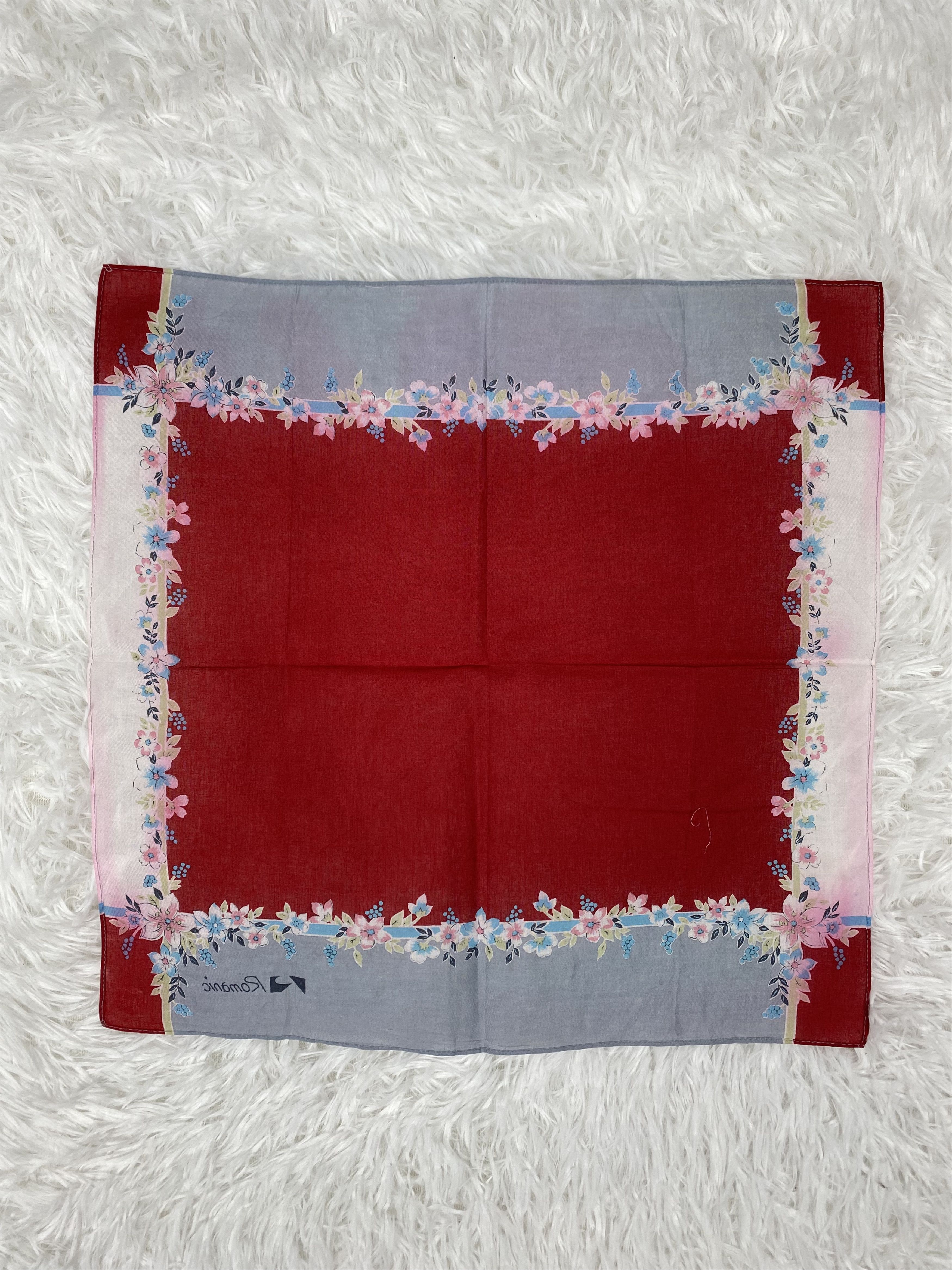 Vintage Vintage Romanic Handkerchief Neckerchief PH0665 Size ONE SIZE - 4 Thumbnail