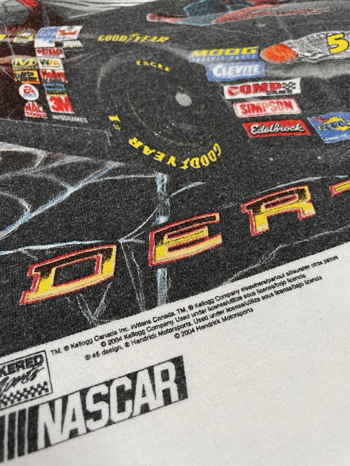 NASCAR Vintage White T-Shirt Tee Racing Spider-Man Terry Labonte Size US XL / EU 56 / 4 - 6 Thumbnail