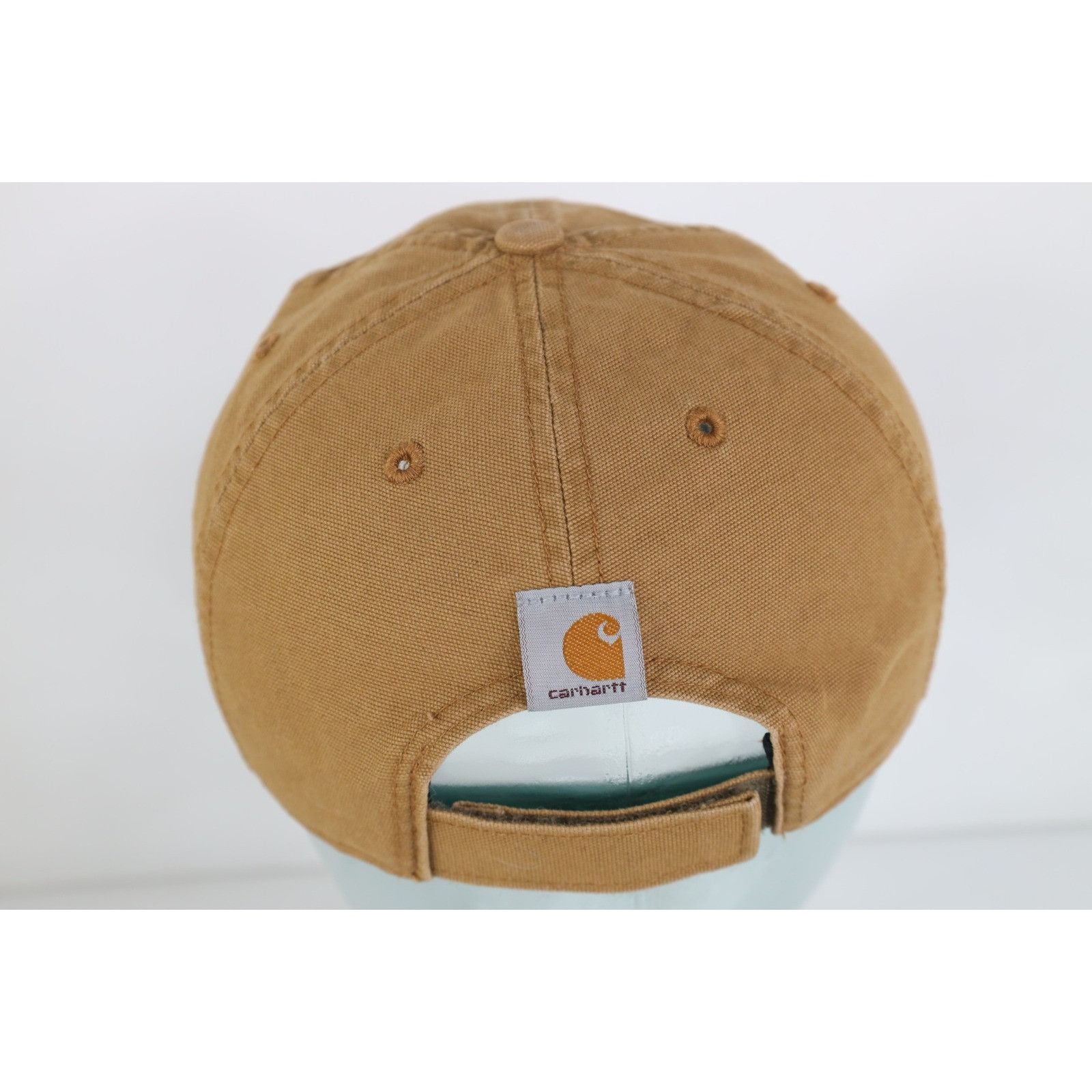 Carhartt Vintage Y2K Carhartt Spell Out Canvas Hat Cap Duck Brown Size ONE SIZE - 4 Thumbnail
