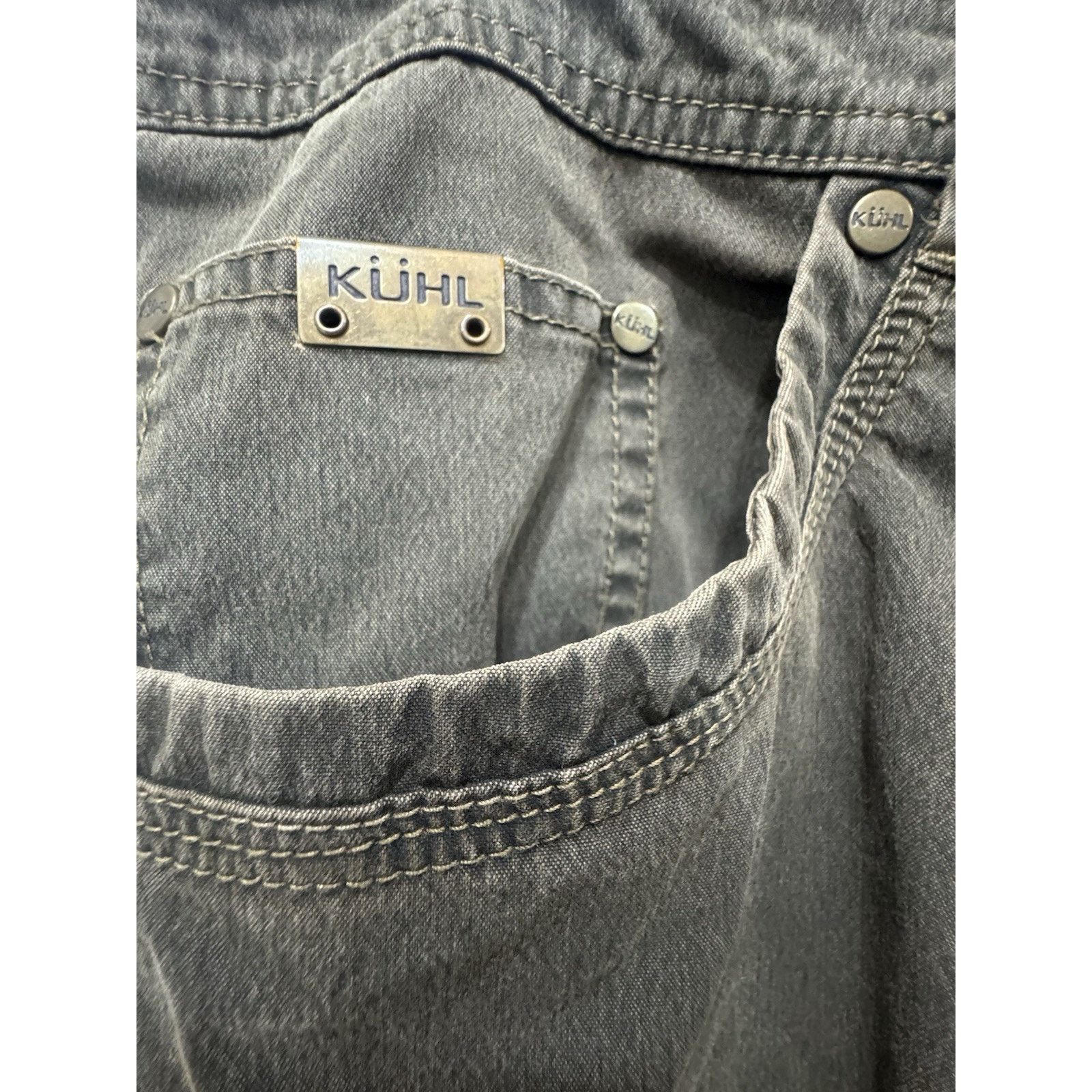Kuhl KUHL Revolvr Pants Men 38x30 Vintage Patina Dye Gray Green Size US 38 / EU 54 - 2 Thumbnail
