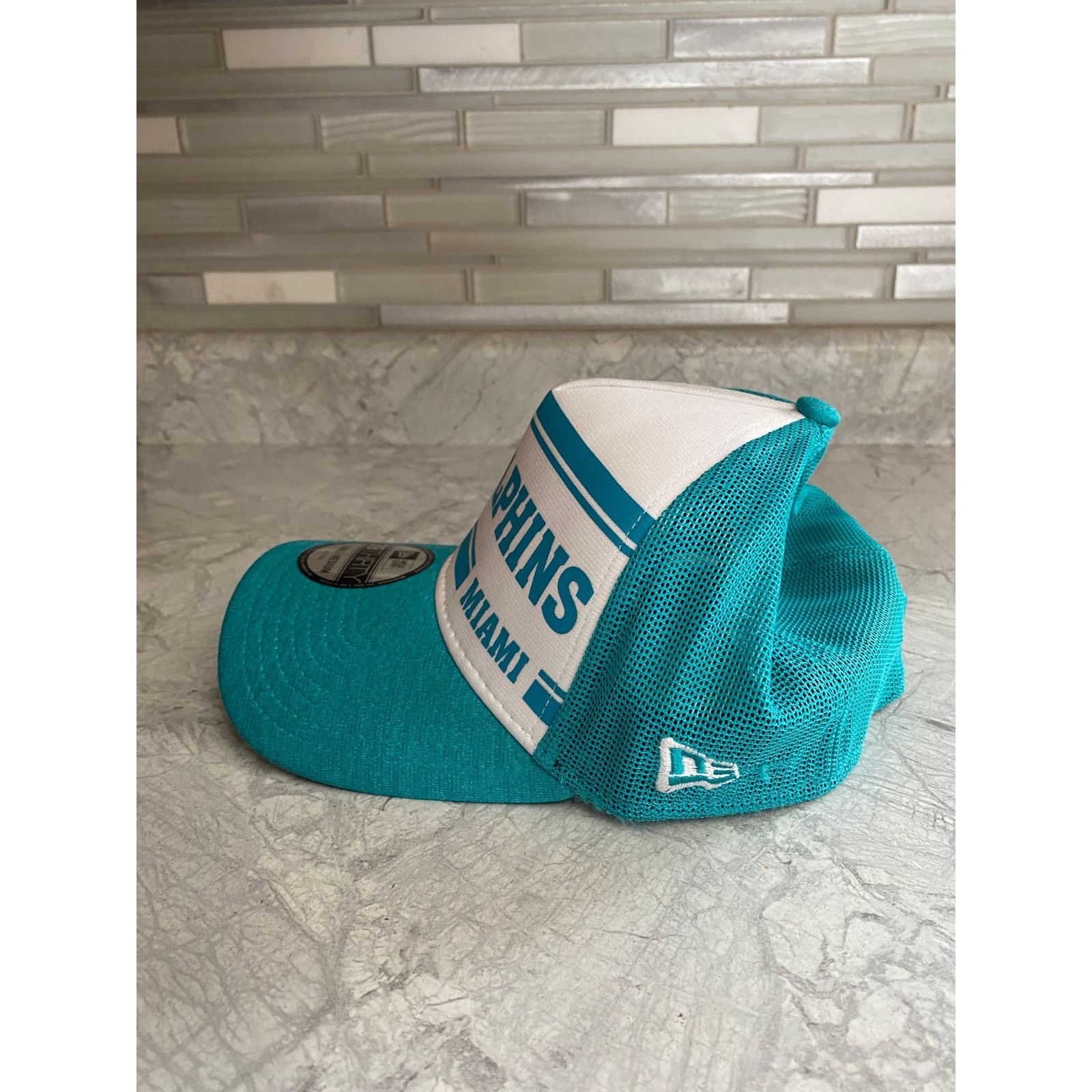 New Era Miami Dolphins New Era 39Thirty Strech-Fit Hat Size S/M Size ONE SIZE - 4 Thumbnail