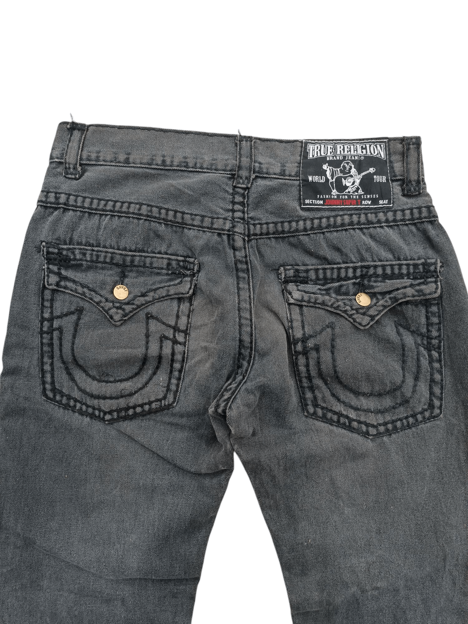 True Religion × Vintage Vintage True Religion Johnny Super T Distressed Jeans TR028 Size US 32 / EU 48 - 10 Thumbnail