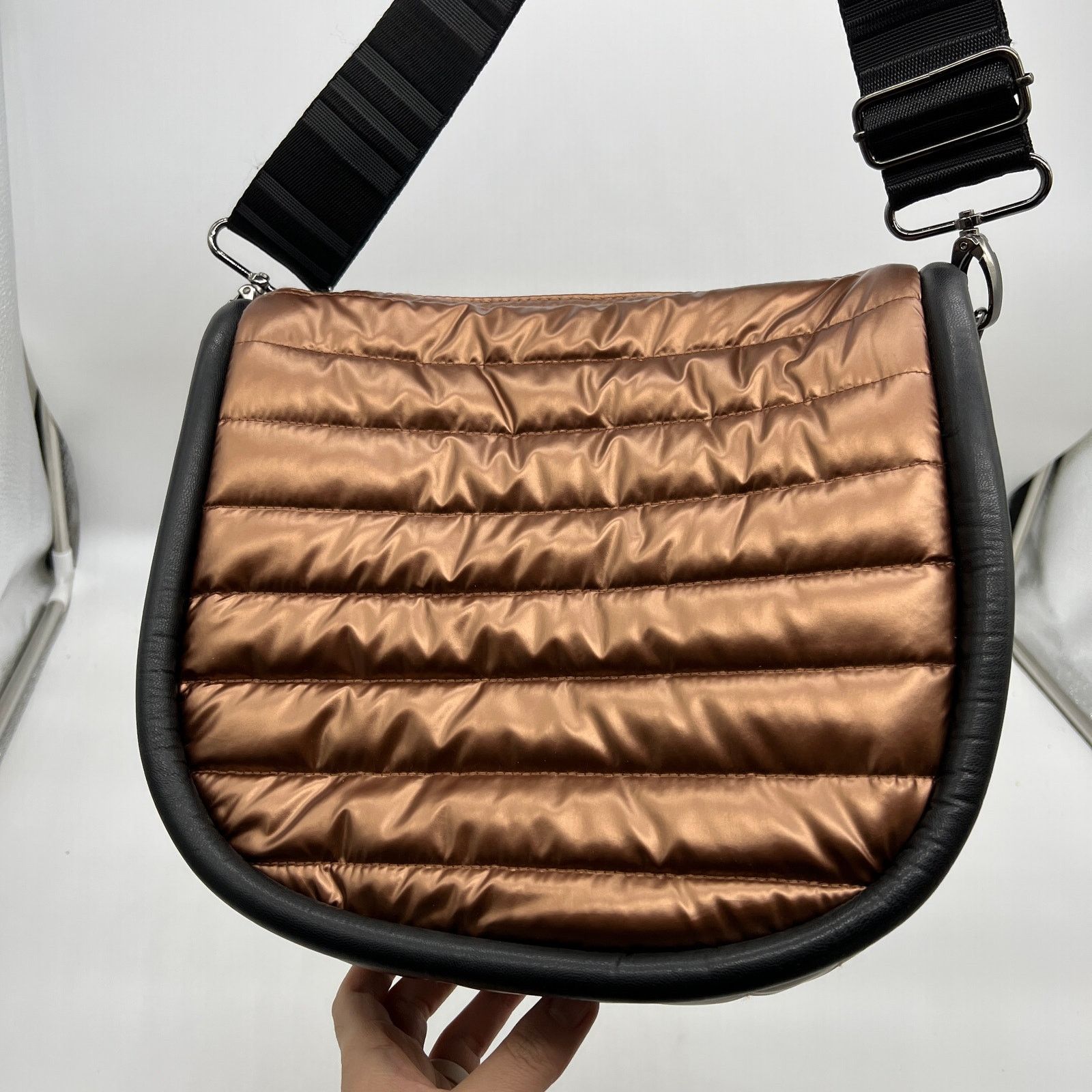 Other Think Royln Audrey VL Trim Crossbody Purse Pearl Copper Colo Size ONE SIZE - 1 Thumbnail