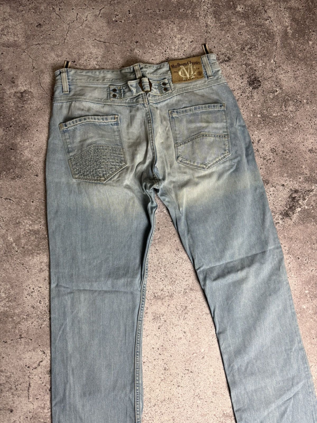 Marlboro × Marlboro Classics × Vintage Marlboro Classics Denim Jeans Size US 33 - 1 Thumbnail