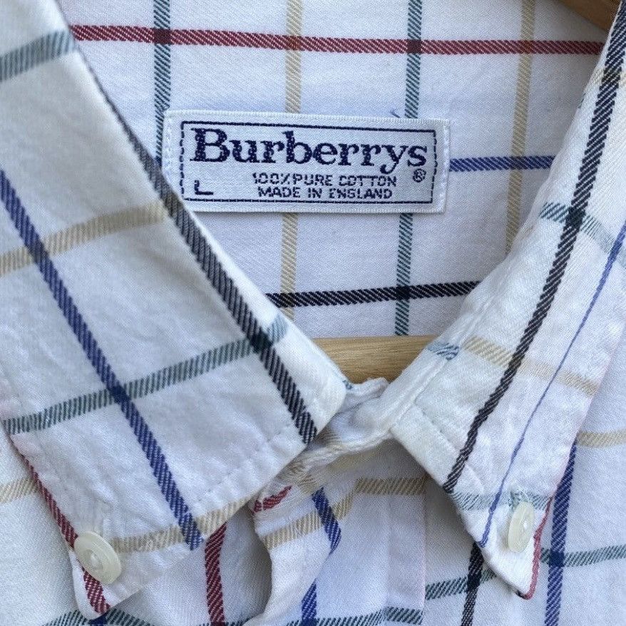 Burberry Vintage Burberrys’ Shirt Button Ups Size US L / EU 52-54 / 3 - 3 Thumbnail