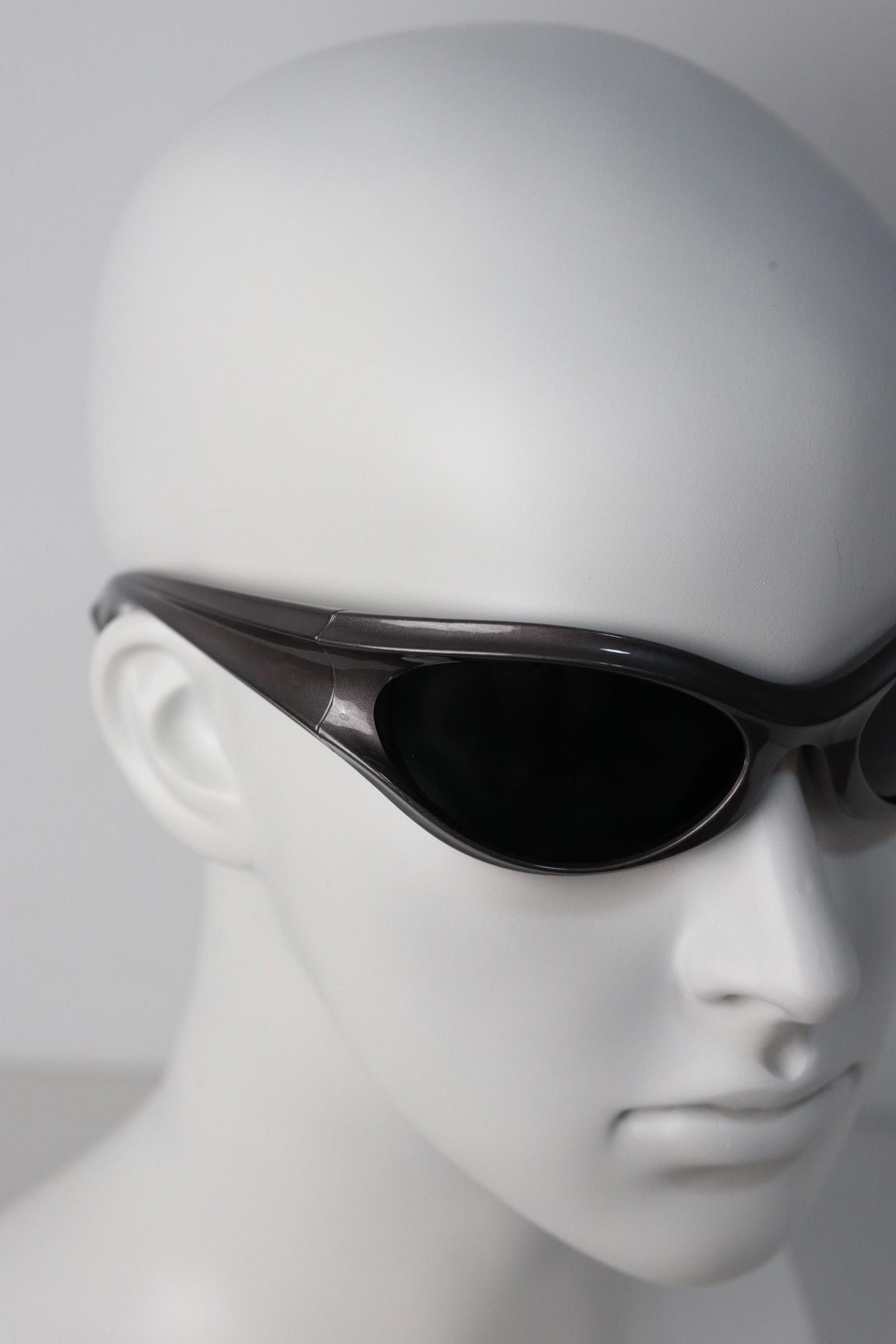 Other Y2k Avant Garde Futuristic Gunmetal Gray Sunglasses OS Size ONE SIZE - 5 Thumbnail