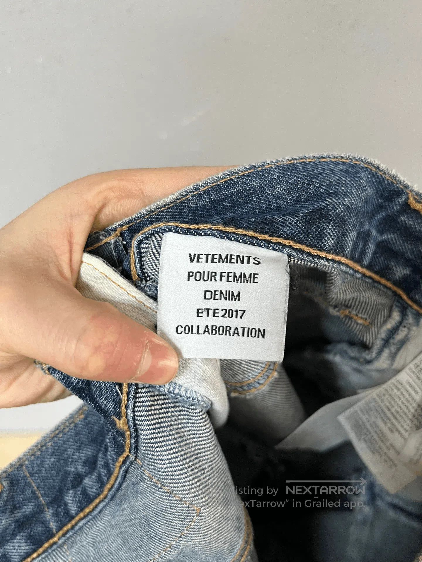 Vetements Vetements Show Patchwork Jeans. Size 24" / US 00 / IT 34 - 4 Thumbnail