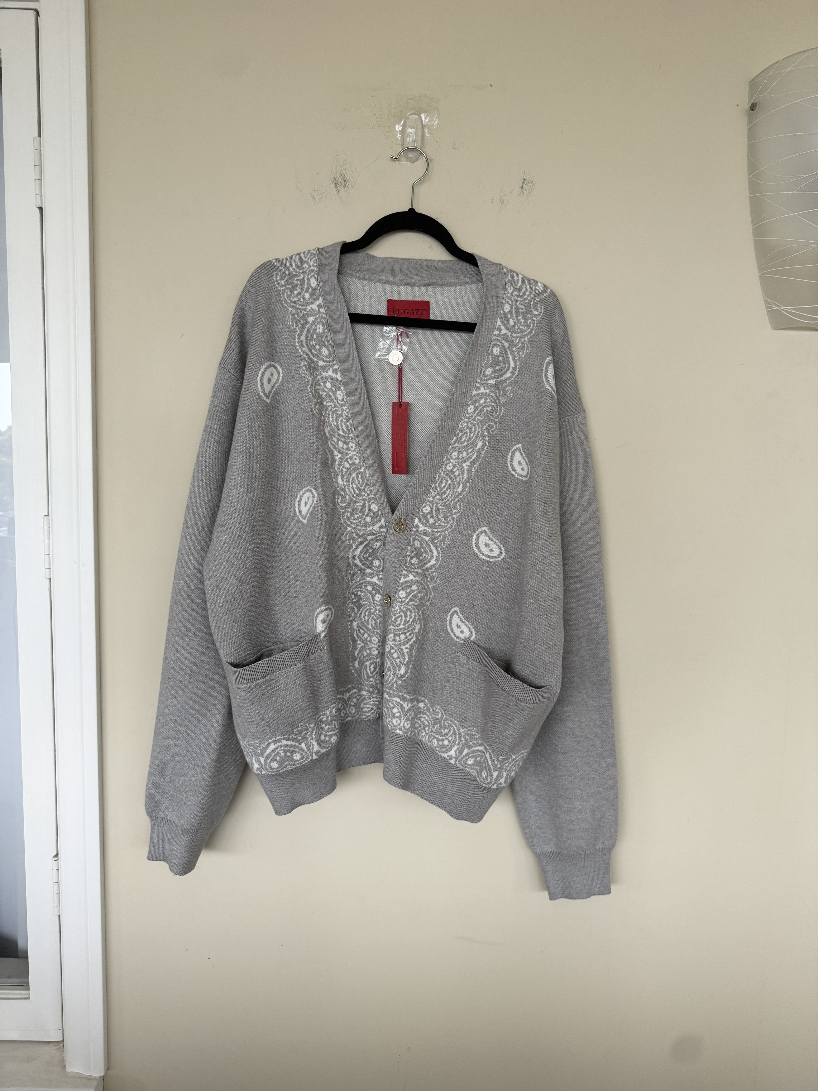 Fugazi Fugazi Bandana Cardigan NWT Size US XL / EU 56 / 4 - 1 Thumbnail
