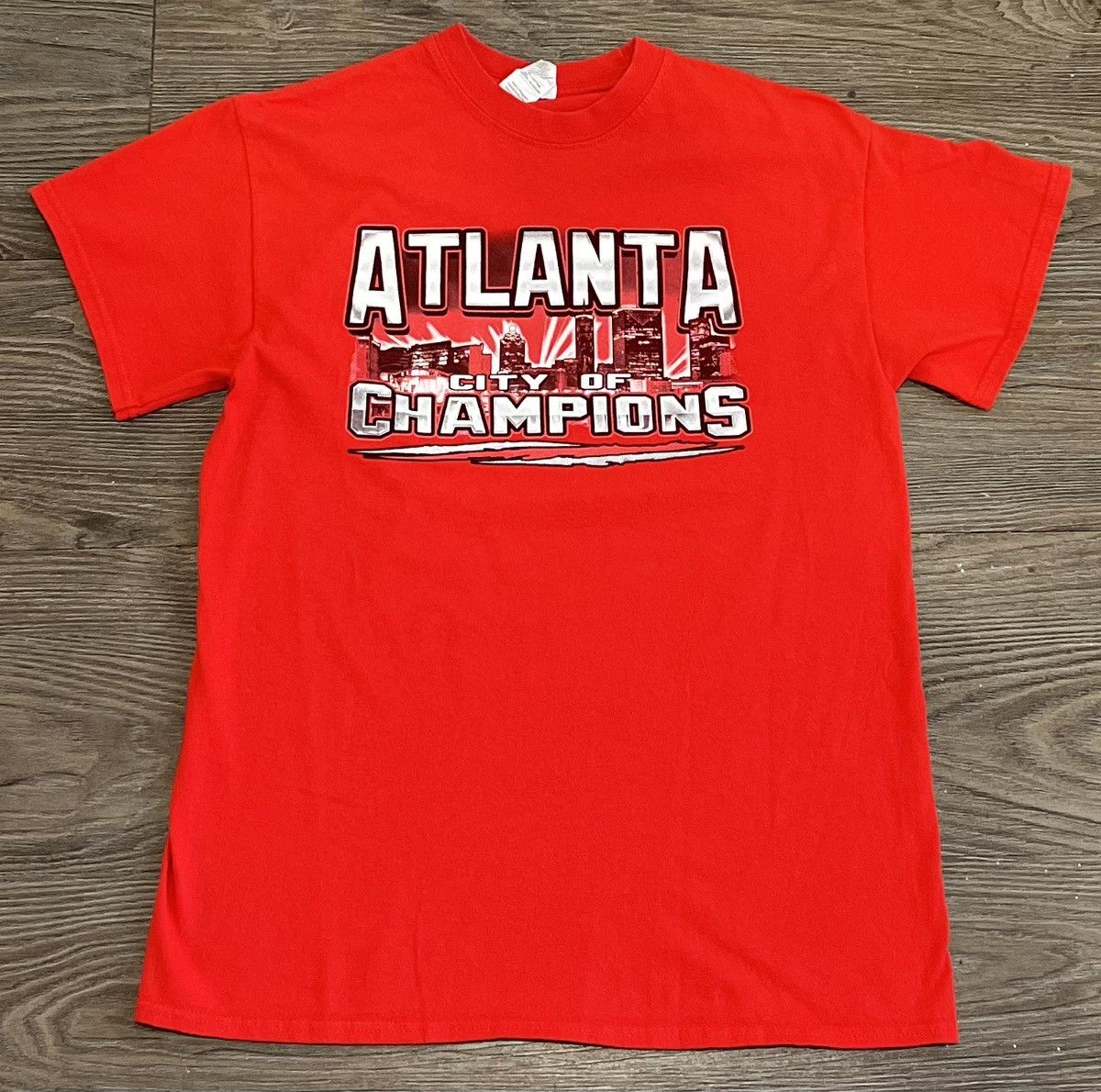 Gildan × Vintage Y2K Atlanta Falcons ‘City of Champions’ Shirt Size US M / EU 48-50 / 2 - 1 Thumbnail
