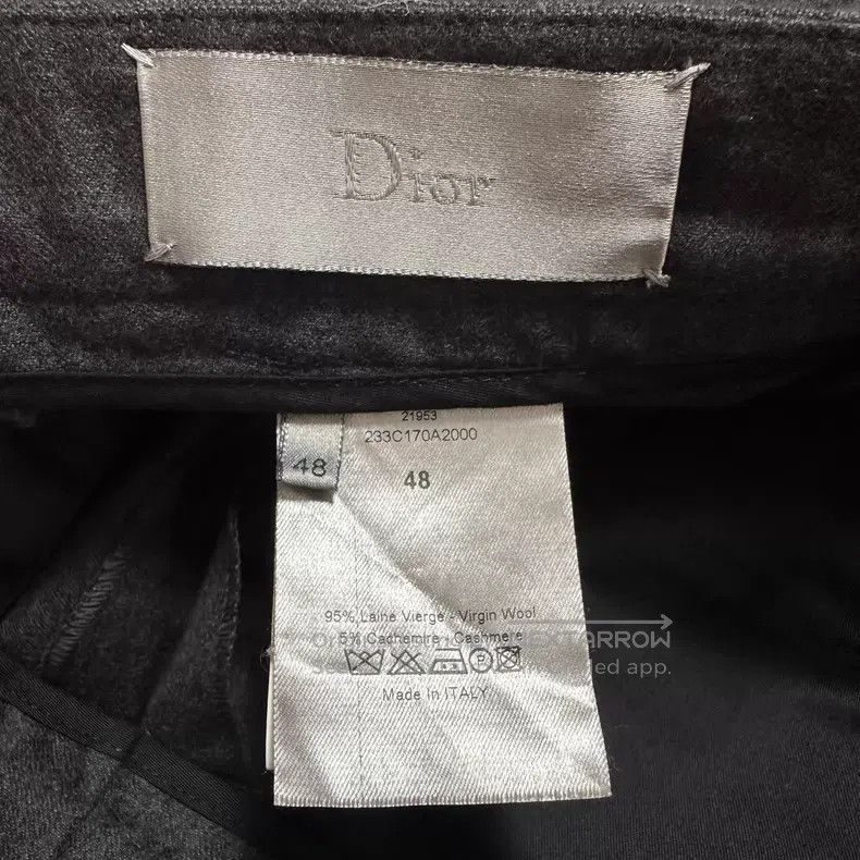Dior Dior Charcoal Gray Wool Trousers Casual Pants Size US 32 / EU 48 - 5 Thumbnail