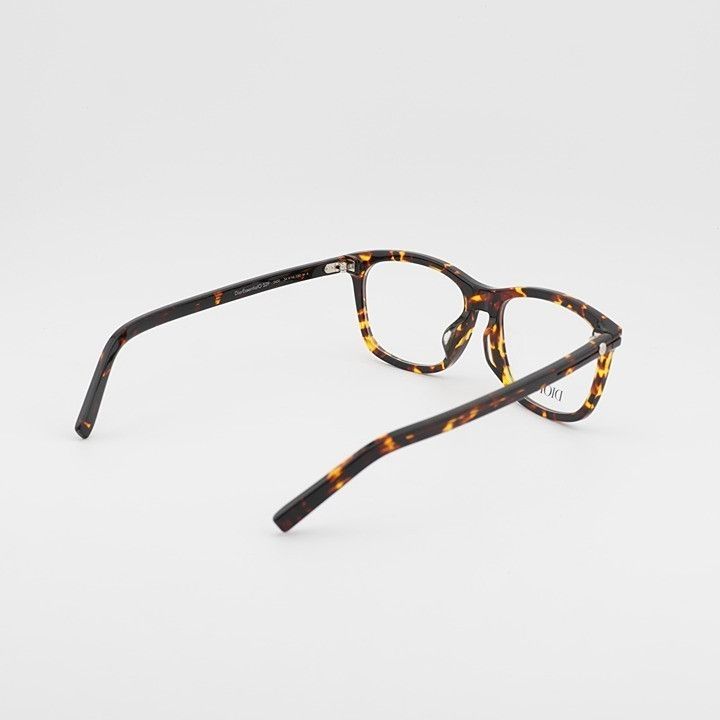 Dior Dior DIORESSENTIALO S2F 2400 Eyeglasses Havana 54mm Square Size ONE SIZE - 4 Thumbnail