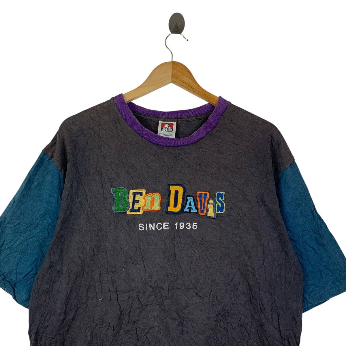 Ben Davis Ben Davis T-Shirt Large Multicolor Embroidered Logo Workwear Size US L / EU 52-54 / 3 - 2 Thumbnail