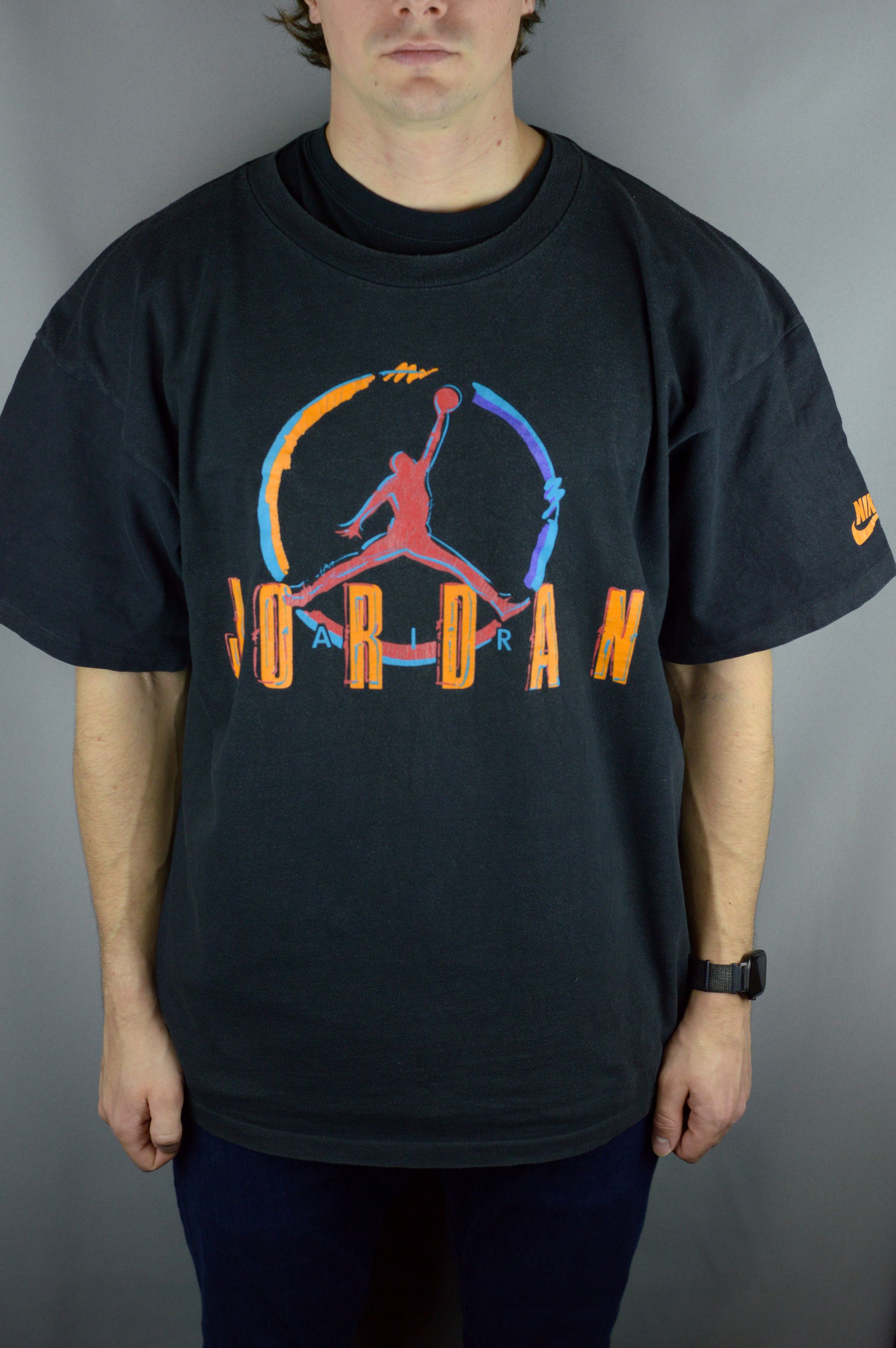 Jordan Brand Vintage Jordan Nike 90s t shirt Size US XXL / EU 58 / 5 - 1 Thumbnail