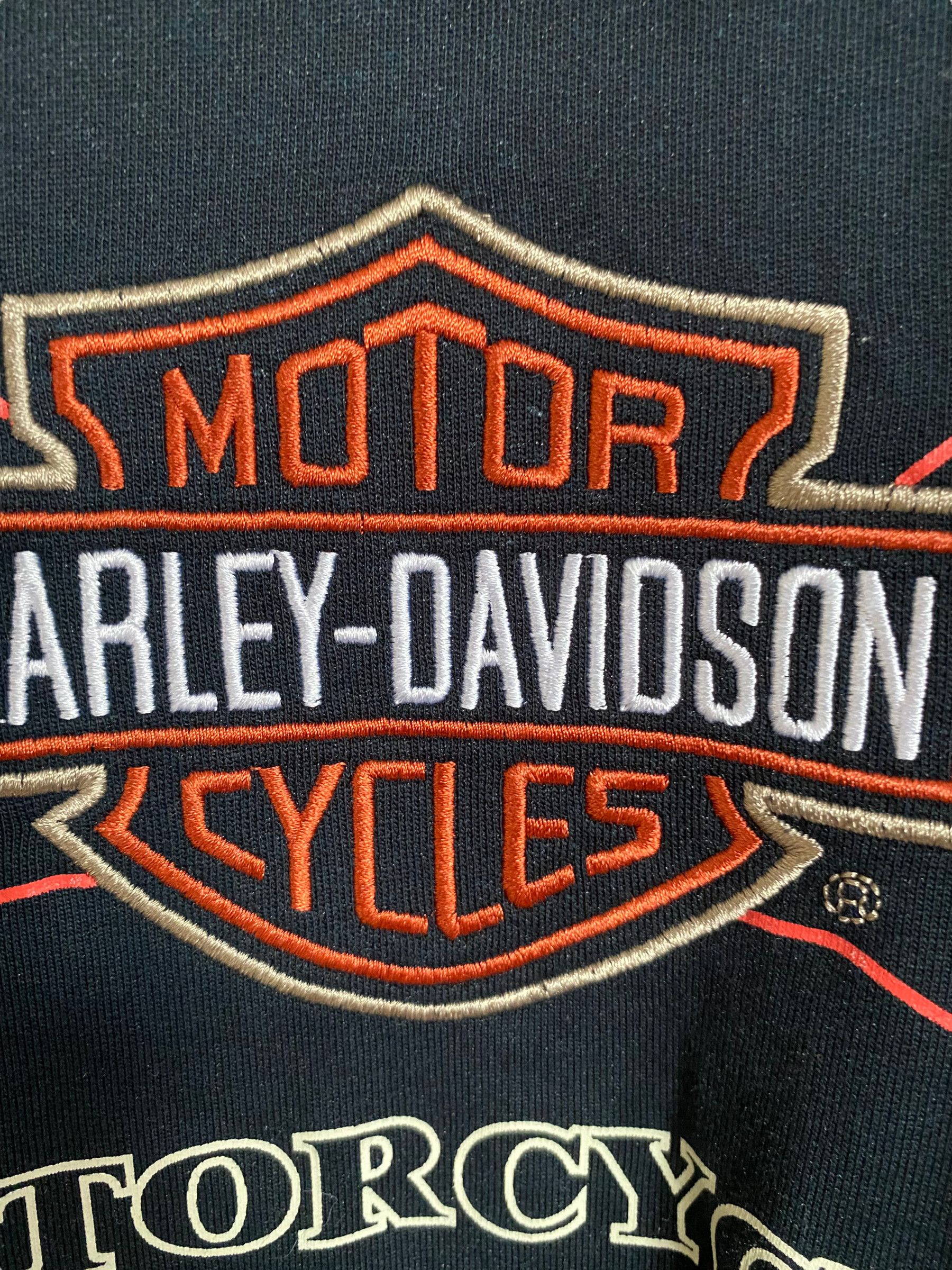 Harley Davidson × Vintage embroiered doublesided zip hoodie Size US XXL / EU 58 / 5 - 2 Thumbnail