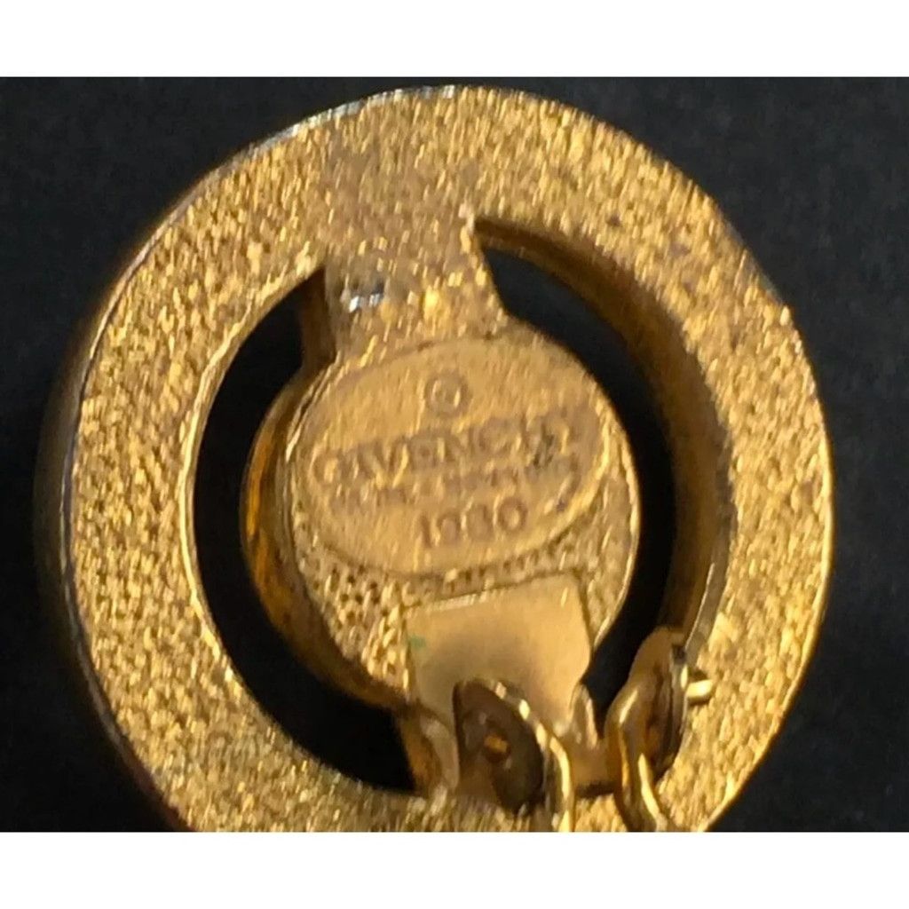 Givenchy Givenchy gold and stone clip earrings Size ONE SIZE - 2 Thumbnail