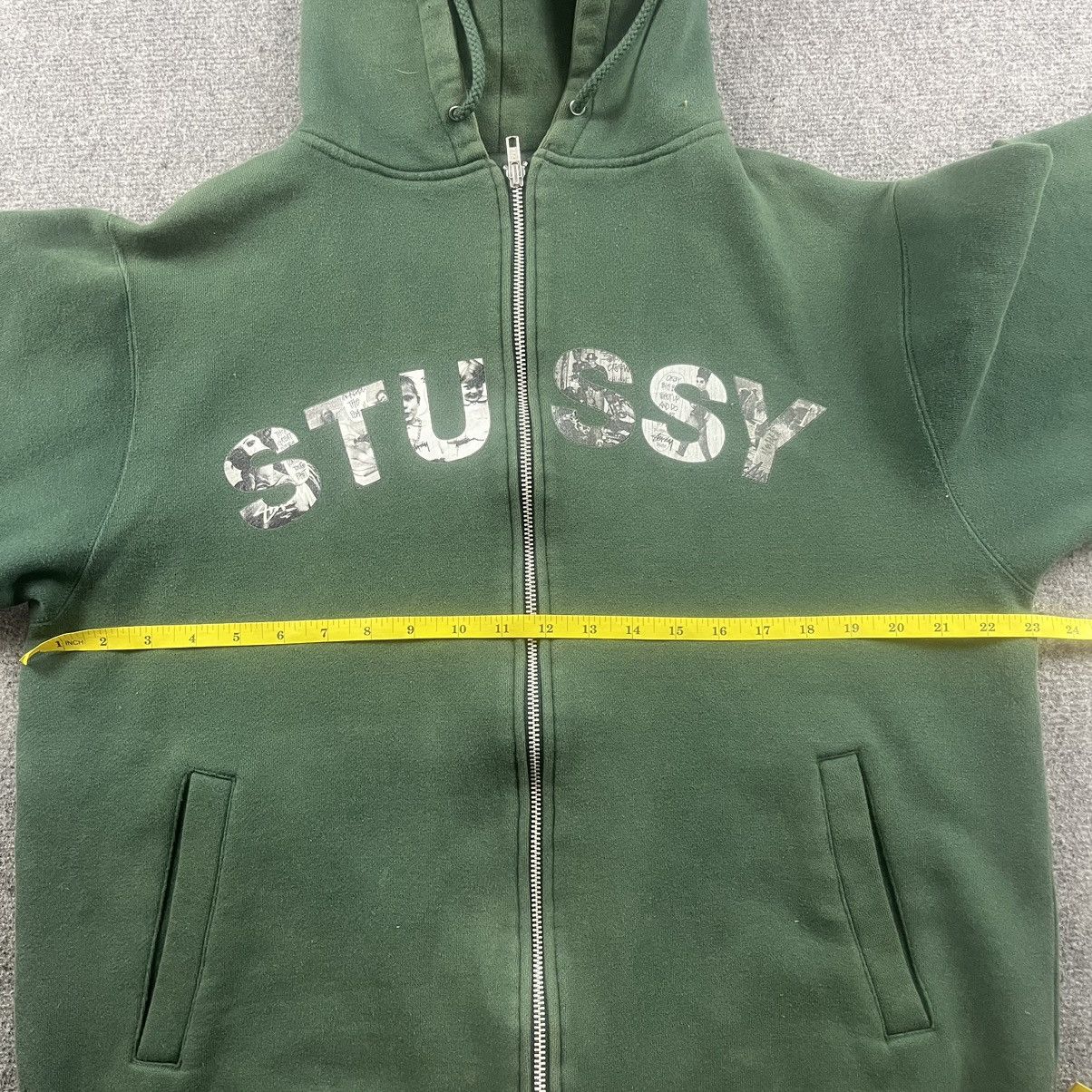 Other Vintage Stussy Spellout Zipper Hoodie Jacket Size US L / EU 52-54 / 3 - 10 Thumbnail