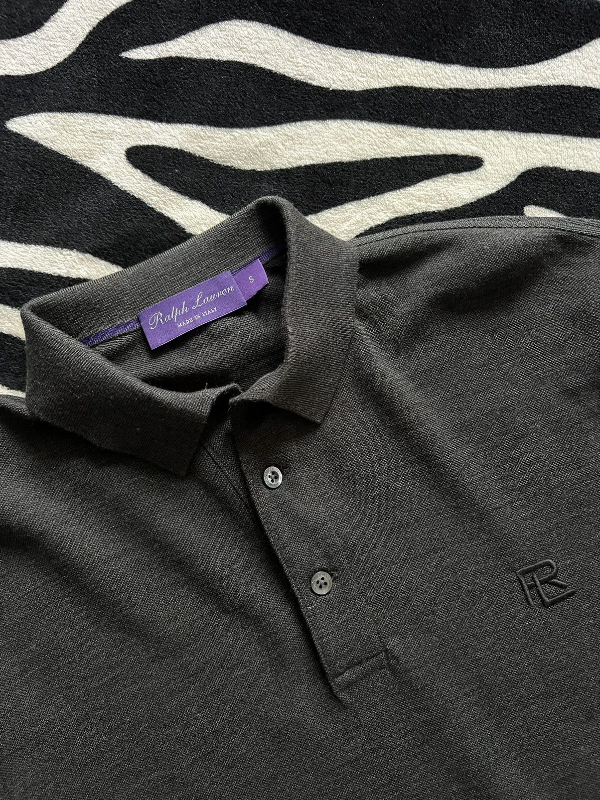 Ralph Lauren Purple Label Ralph Lauren Purple Label wool long sleeve polo sweater RL Size US S / EU 44-46 / 1 - 3 Thumbnail