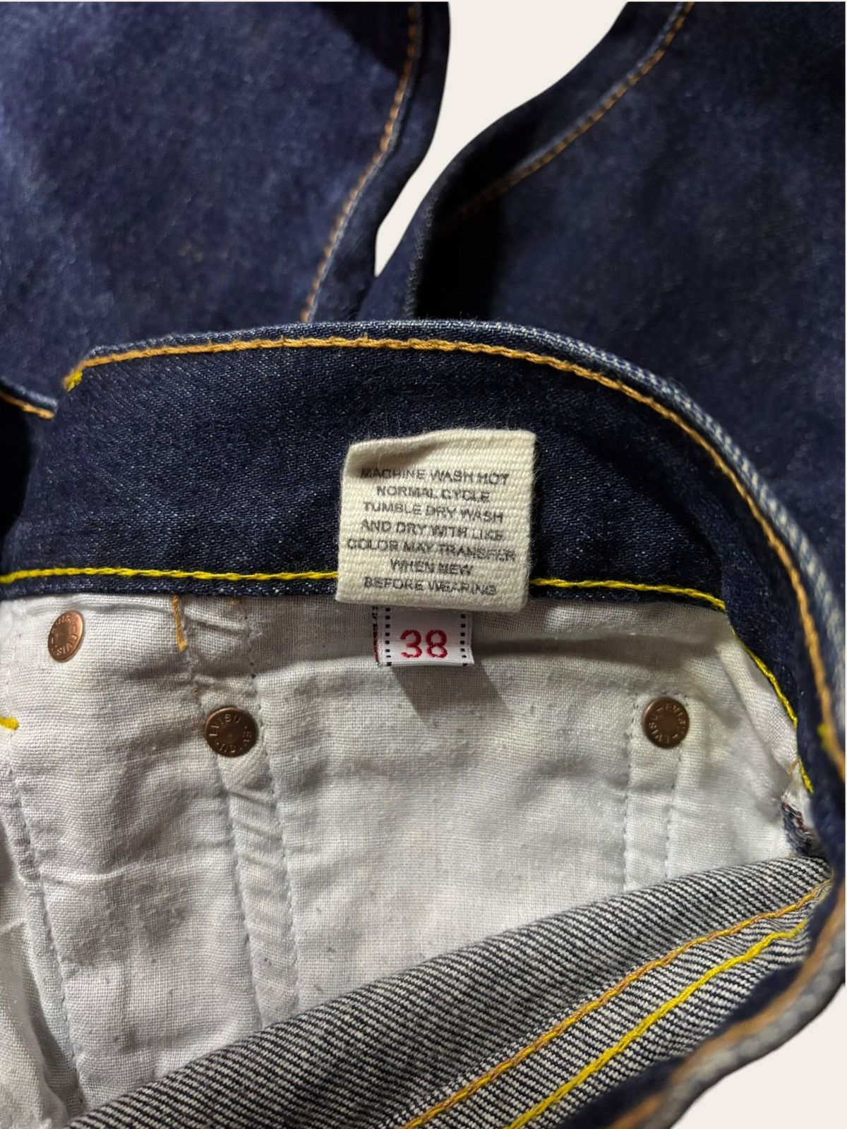 Evisu Japan Evisu No 2 Lot 2007 Buckle Back Jeans Size US 36 / EU 52 - 14 Thumbnail