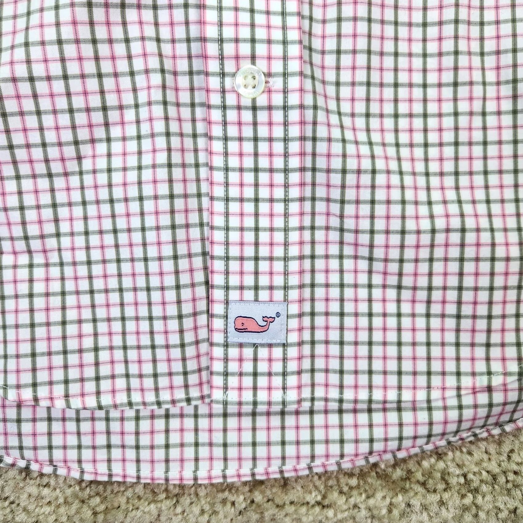 Vineyard Vines Vineyard Vines Shirt Mens Small Pink Slim Fit Murray Button Up Plaid B911 Size US S / EU 44-46 / 1 - 3 Thumbnail