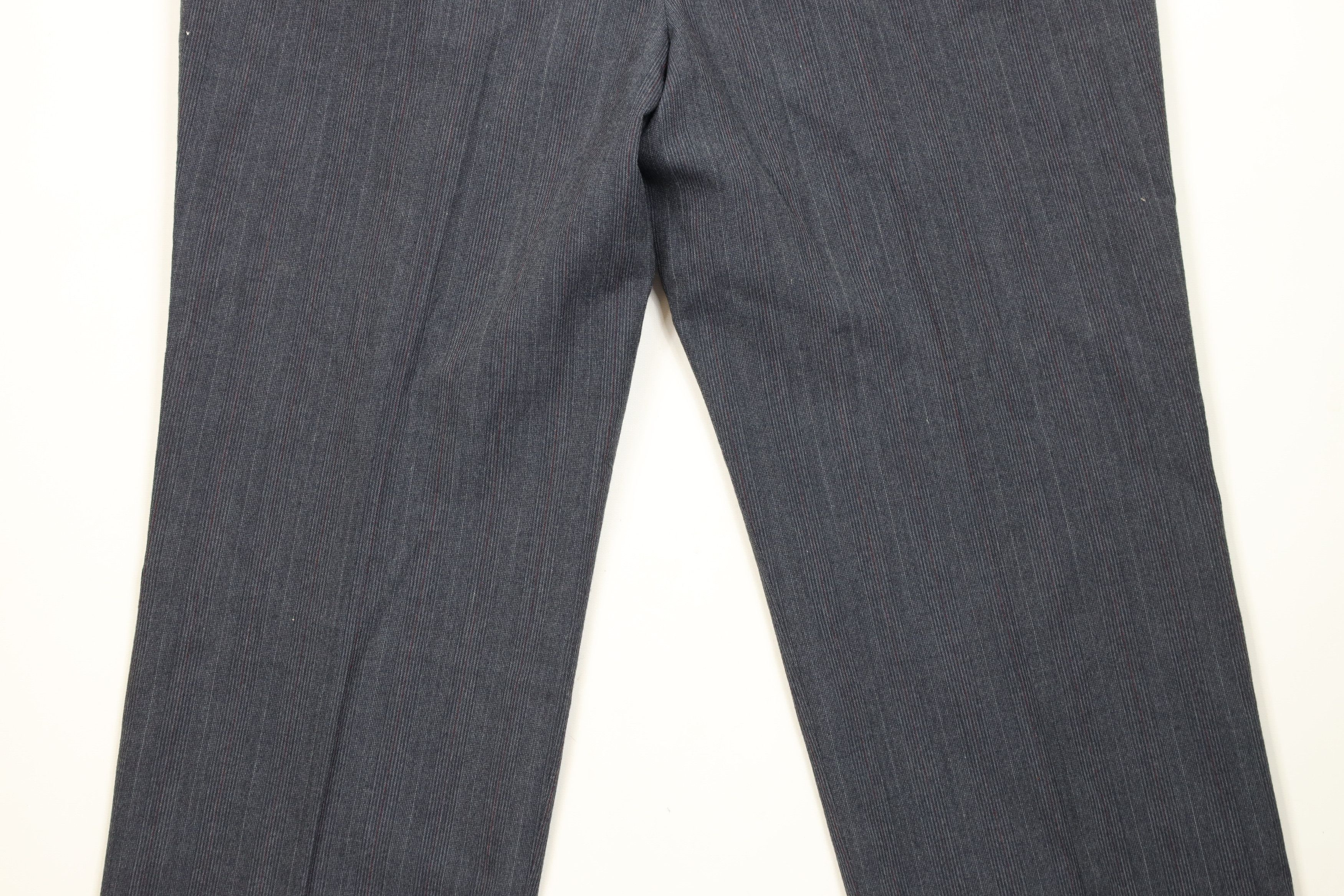 Vintage Vintage 70s Streetwear Pleated Wide Leg Chino Pants Size US 36 / EU 52 - 12 Thumbnail