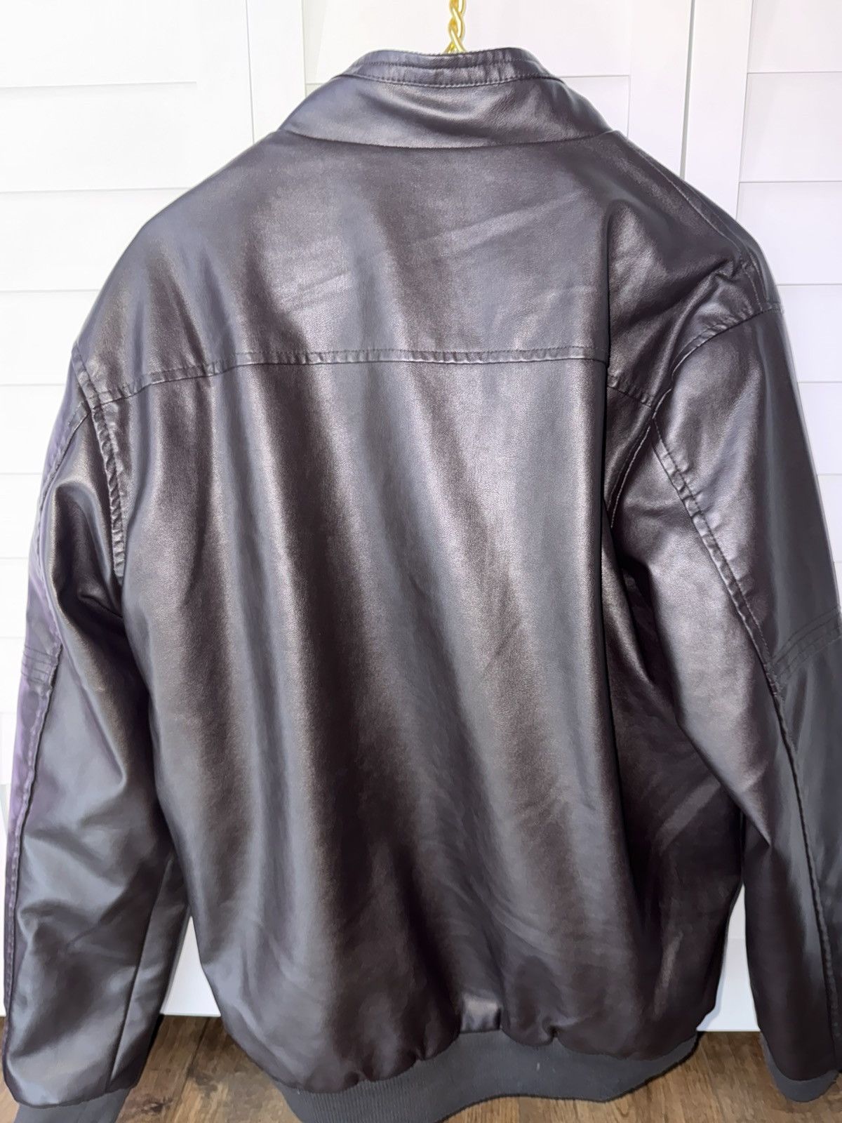 Other Brown Leather Jacket with Fur inside Size US M / EU 48-50 / 2 - 6 Thumbnail