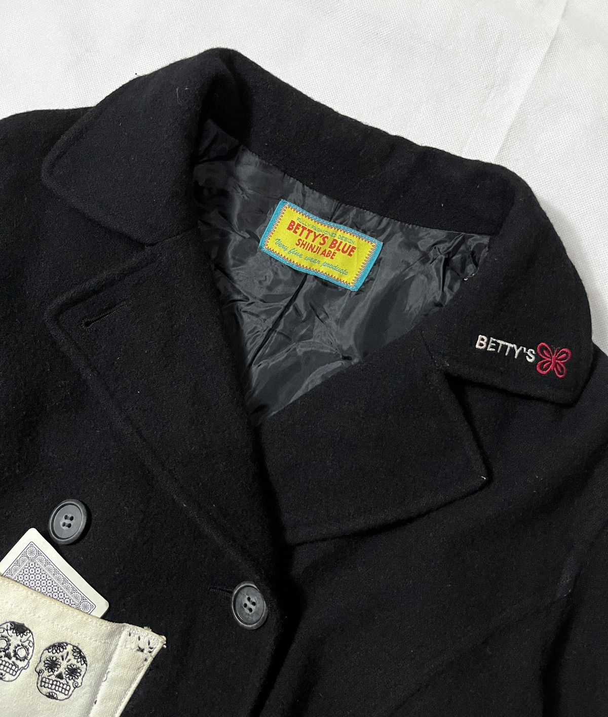 Japanese Brand Custom Made Extra Pocket Betty’s blue Double Breasted Jacket Size US M / EU 48-50 / 2 - 9 Thumbnail