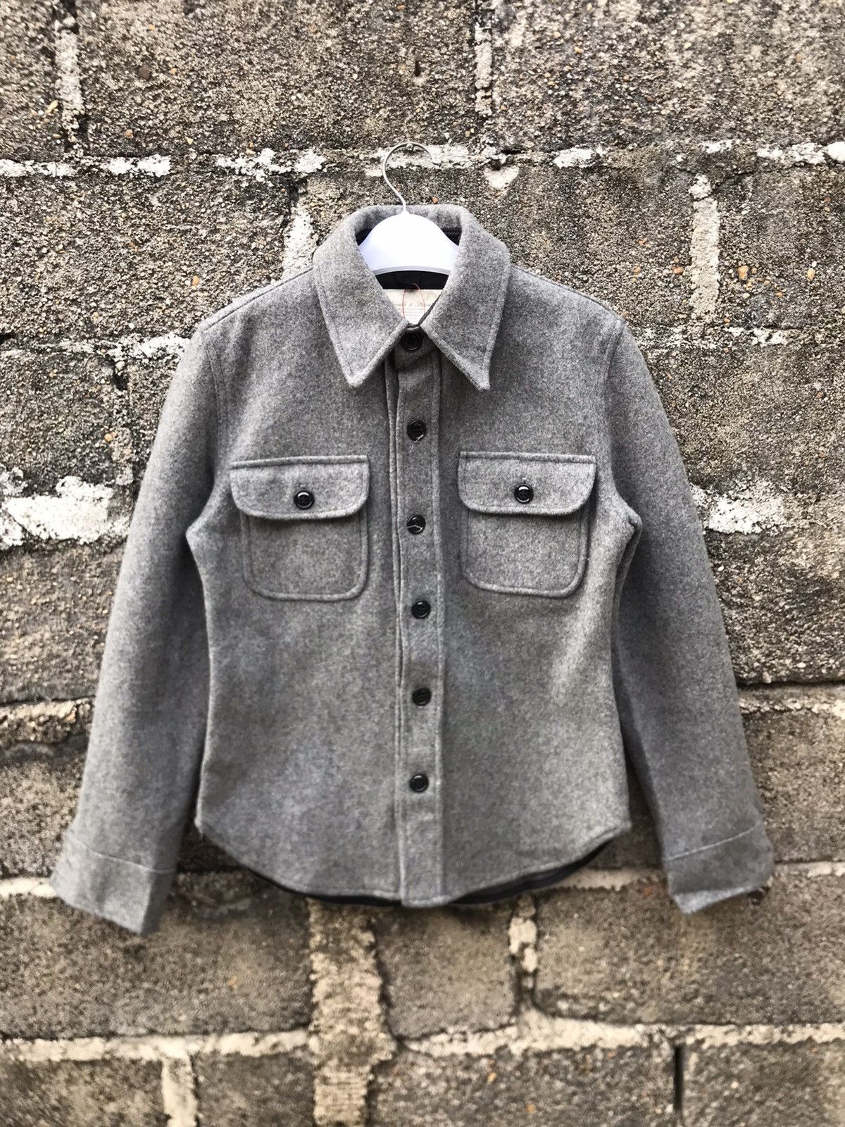 Fidelity 🔥Fidelity By Gerald & Stewart Wool Button Shirt Jacket Size S / US 4 / IT 40 - 1 Thumbnail