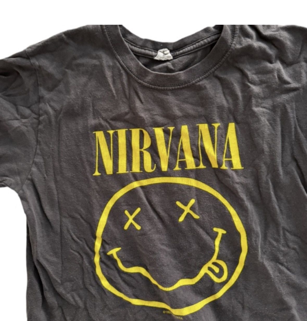 Nirvana 1992 Nirvana Band Tee - Giant Tag - Smiley - Single Stitch Size US S / EU 44-46 / 1 - 3 Thumbnail