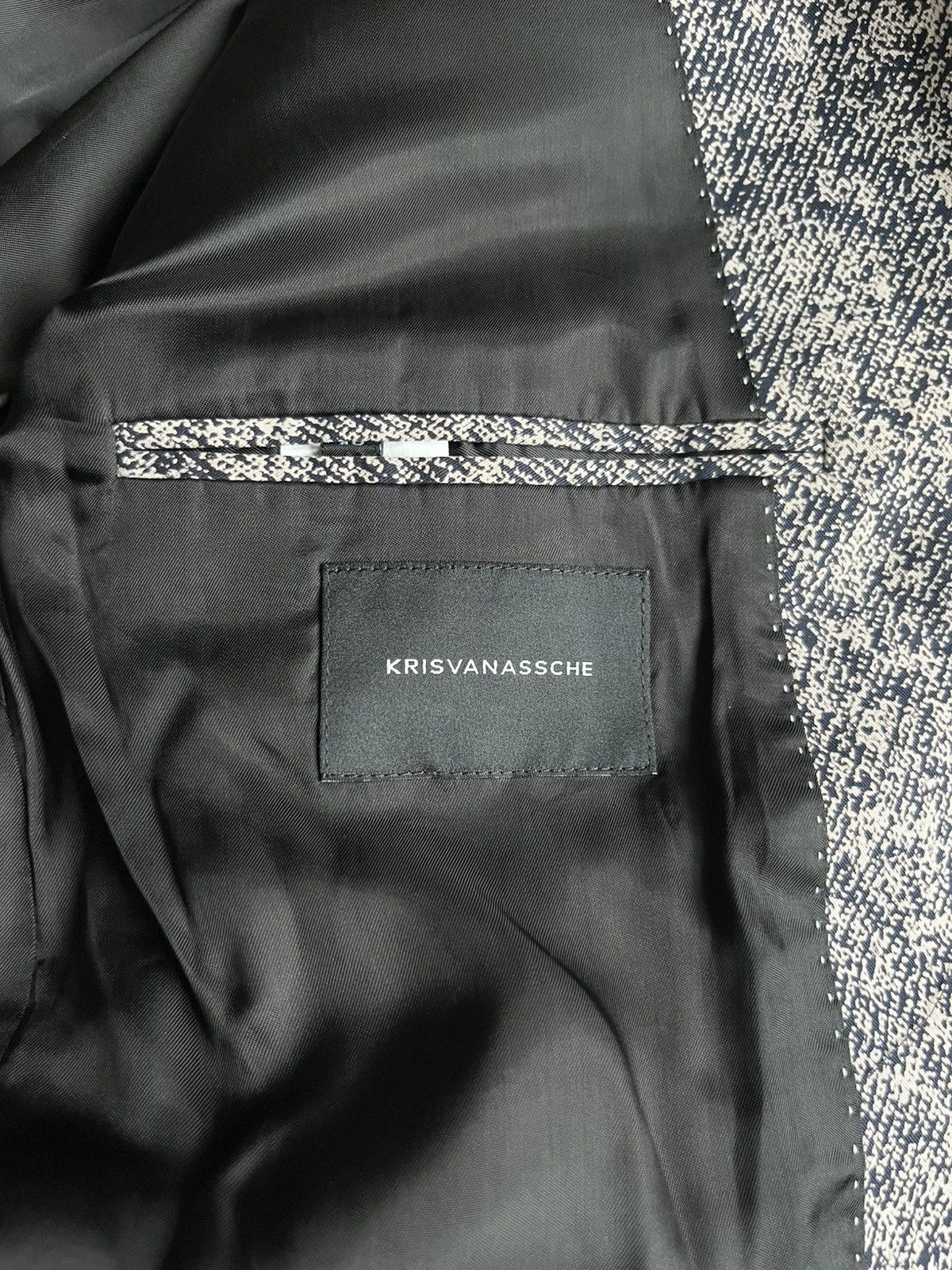 Kris Van Assche Kris van Assche SS15 runway "static noise" tailored blazer Size 48R - 3 Thumbnail
