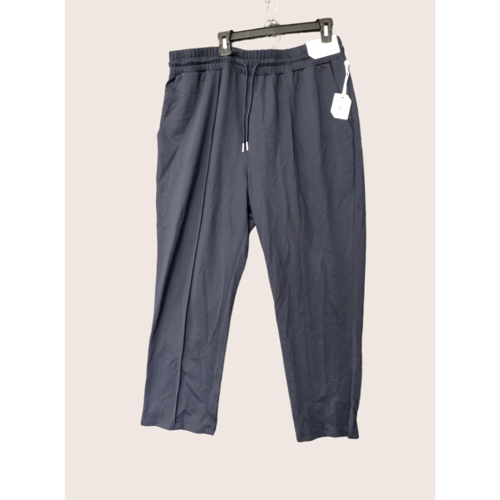Vintage STYLUS Jogger Track Sweatpants Men's XL Navy Elastic Waist Drawstring 2 Pocket Loose Fit Athletic Activewear Pants Size US 36 / EU 52 - 1 Thumbnail