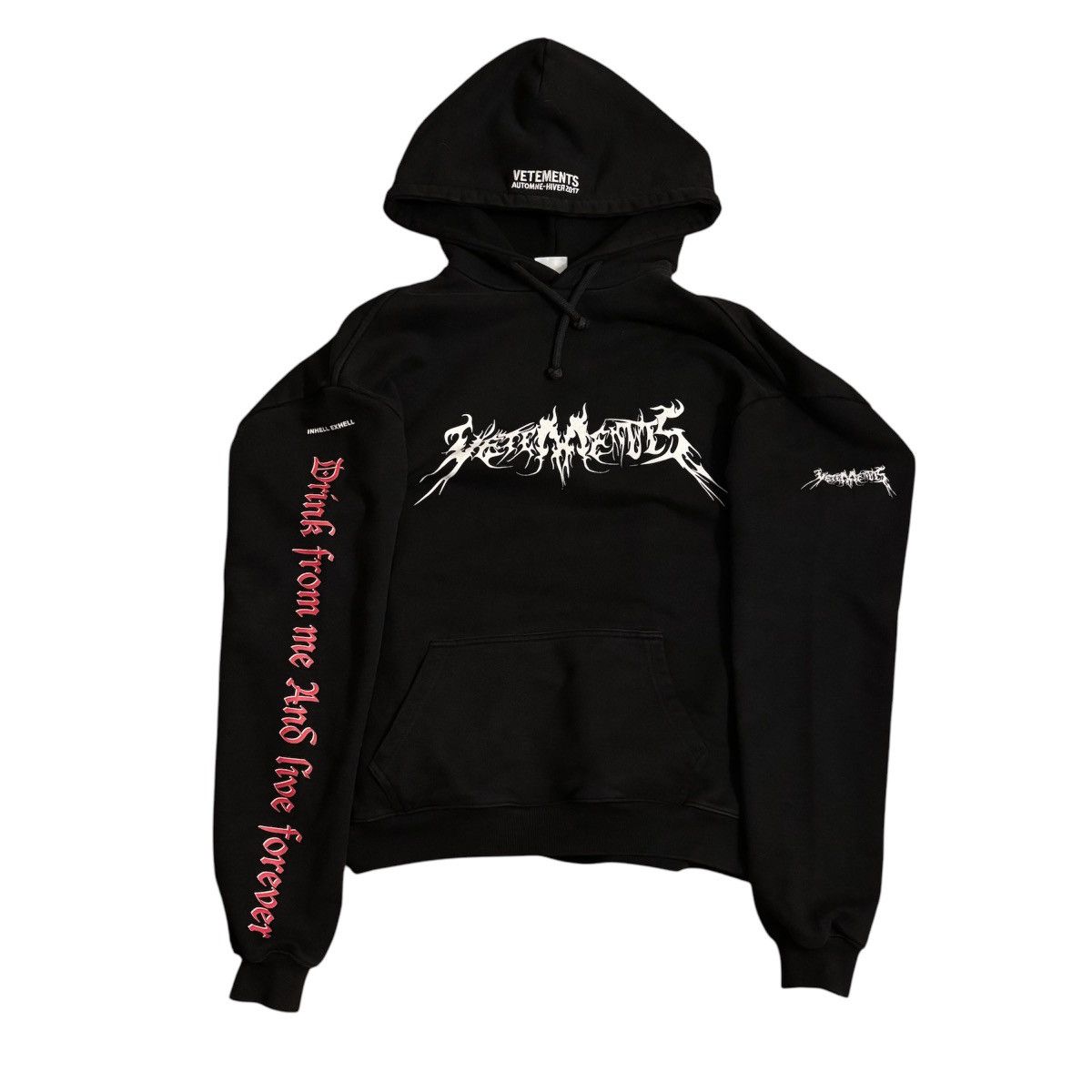 Vetements Vetements AW17 “Total Fucking Darkness” Hoodie Size US XS / EU 42 / 0 - 1 Thumbnail
