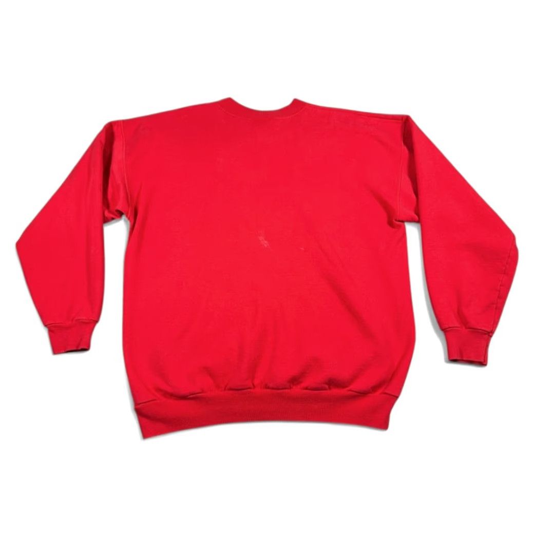 Disney VINTAGE Disney Mickey Mouse Sweater Adult LARGE Red Disney Store Sweatshirt Cartoon 90s Mens Size US L / EU 52-54 / 3 - 3 Thumbnail