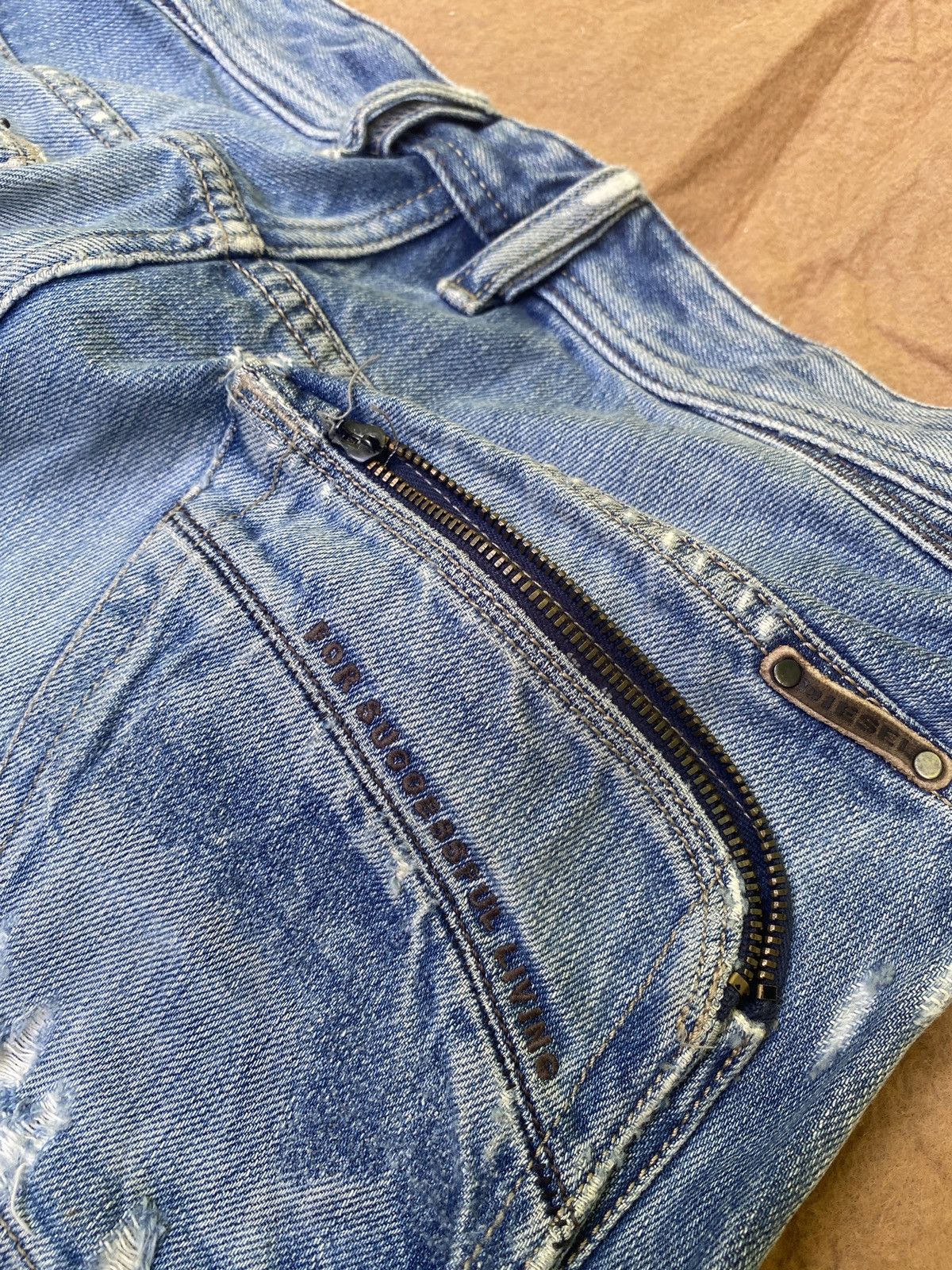 Diesel Vintage diesel industry denim Size US 33 - 12 Thumbnail