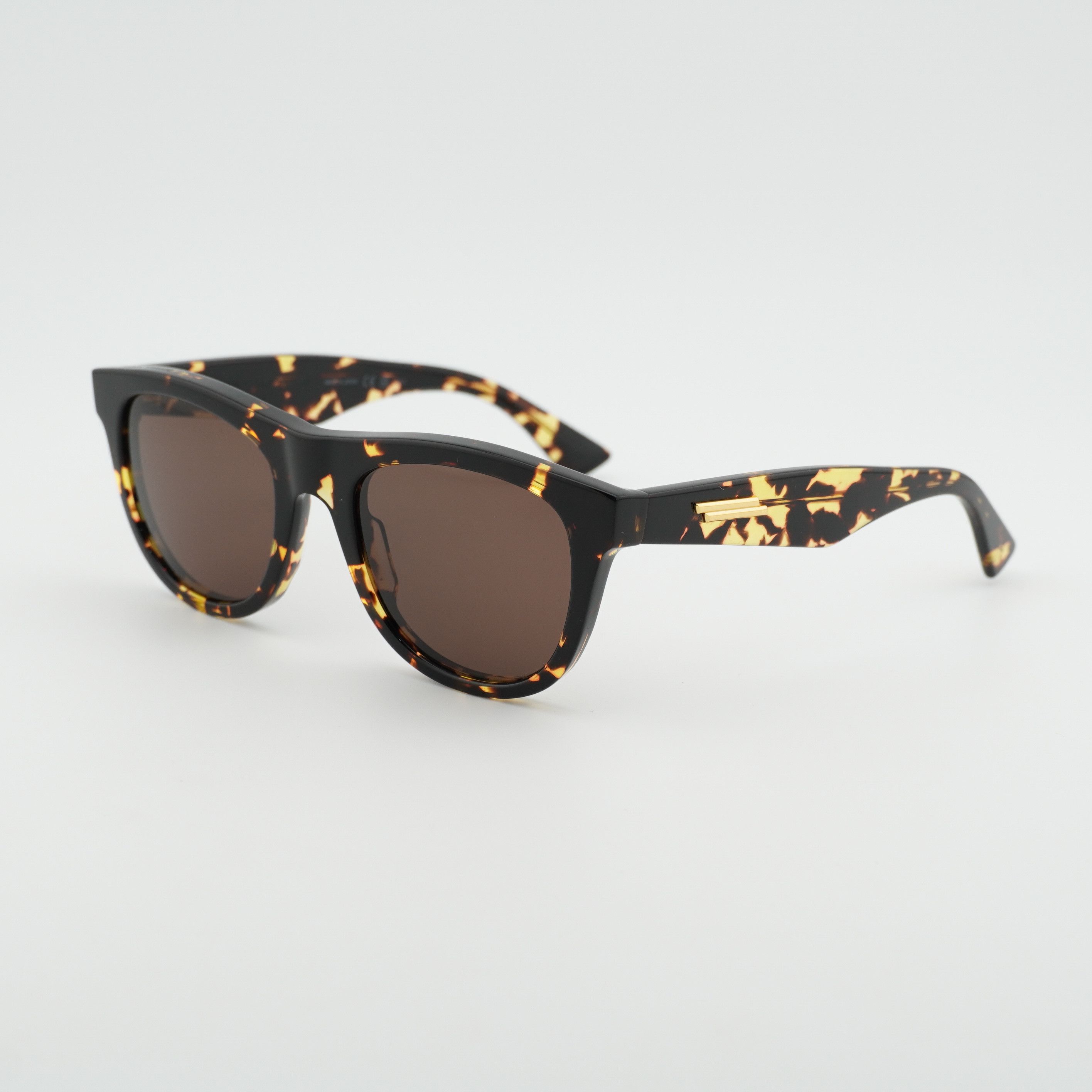 Bottega Veneta BV1001S 002 Sunglasses Havana Square Frame  display picture 3