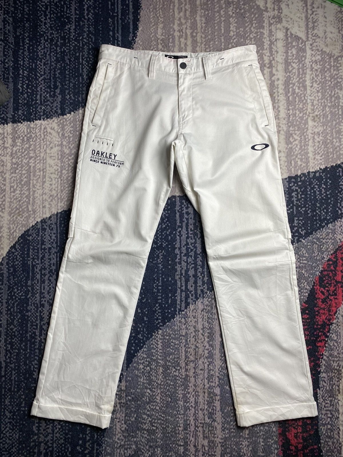 Oakley × Vintage Oakley Nice Design Golf Pants White Size34