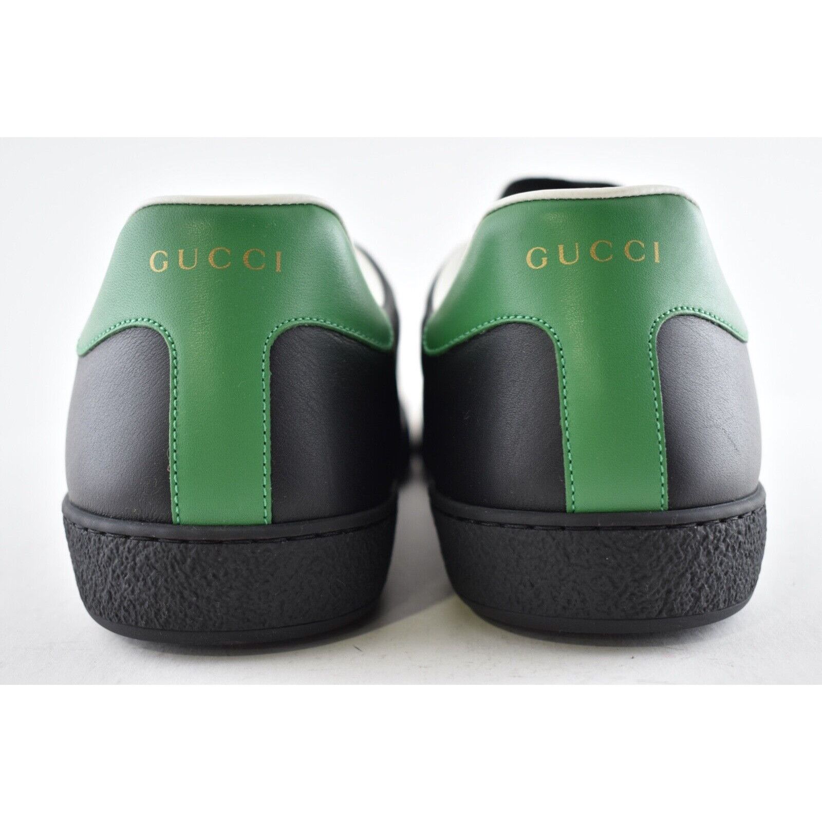 Gucci Gucci Mens Freya Hartas Ace Black Leather Flat Low Size US 13 / EU 46 - 11 Thumbnail