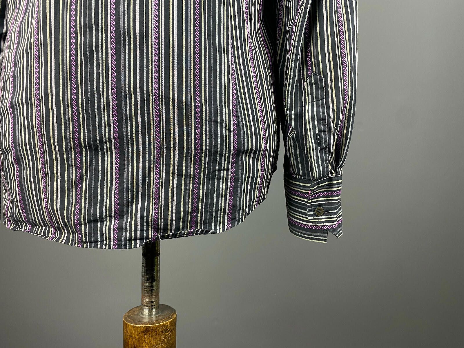 Ted Baker Men Ted Baker Multicolor Striped Dress Shirt Size 4 Size US M / EU 48-50 / 2 - 9 Thumbnail